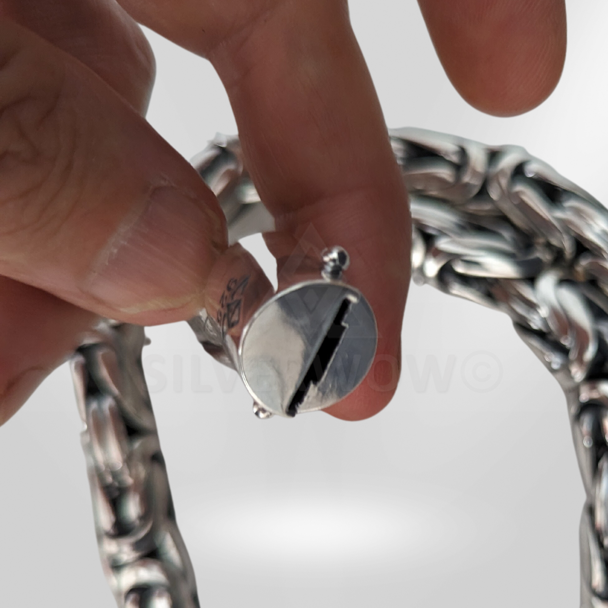 10mm Bali Chain with BOX Clasp - SilverWow™