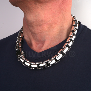 15mm BIg Box Chain Neckace Chain - SilverWow™