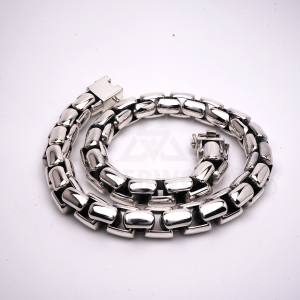 PL23 15mm Box Chain Neckace Chain - SilverWow™