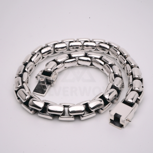 PL23 15mm Box Chain Neckace Chain - SilverWow™