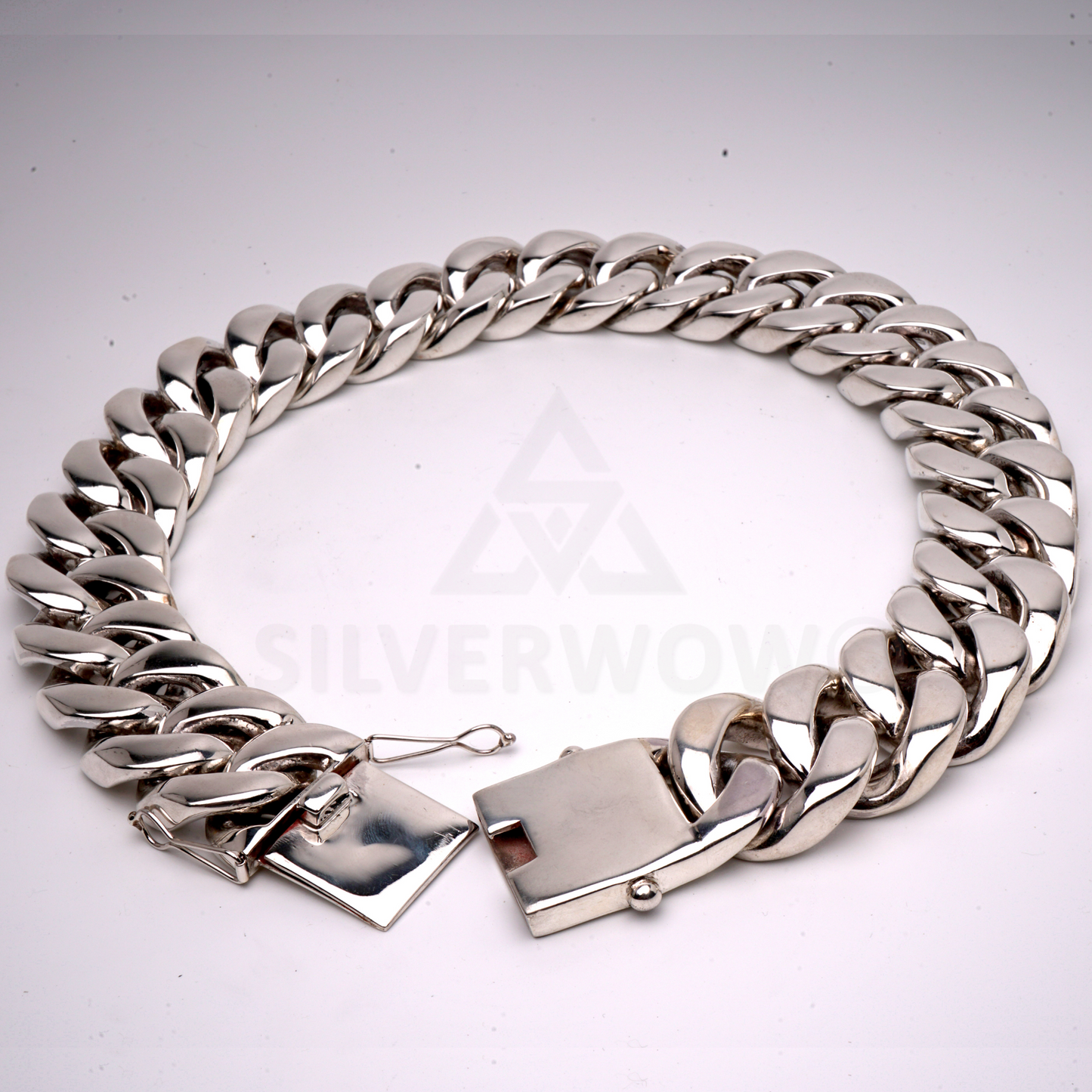 35mm Curb Necklace Chain - SilverWow™