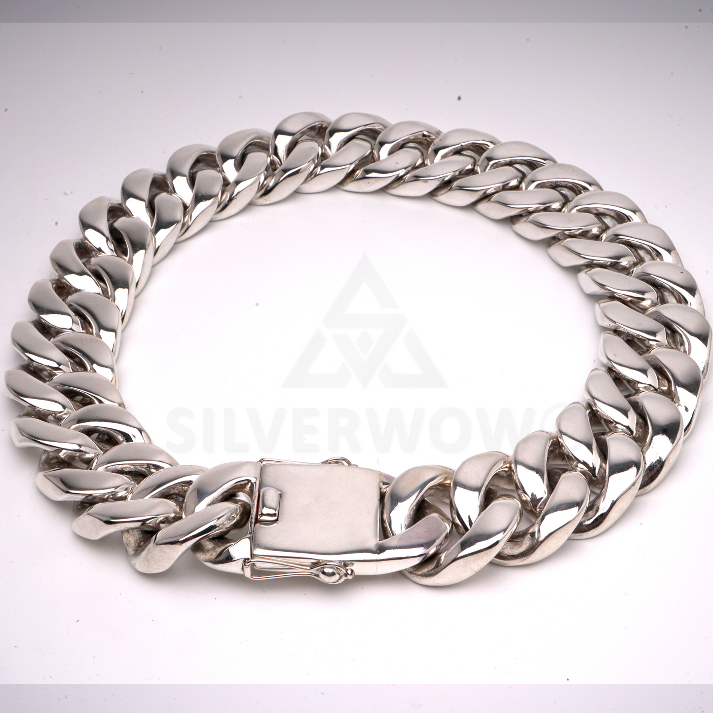 35mm Curb Necklace Chain - SilverWow™