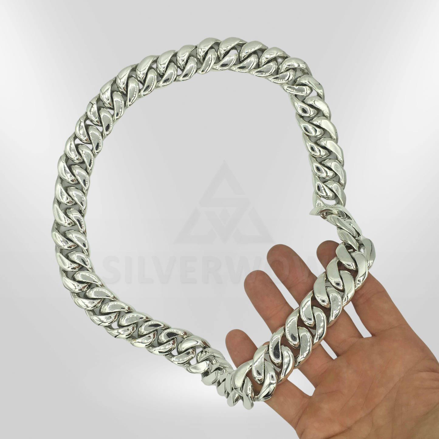 PL23 25mm Endless Loop - Thick, Curb Link Necklace