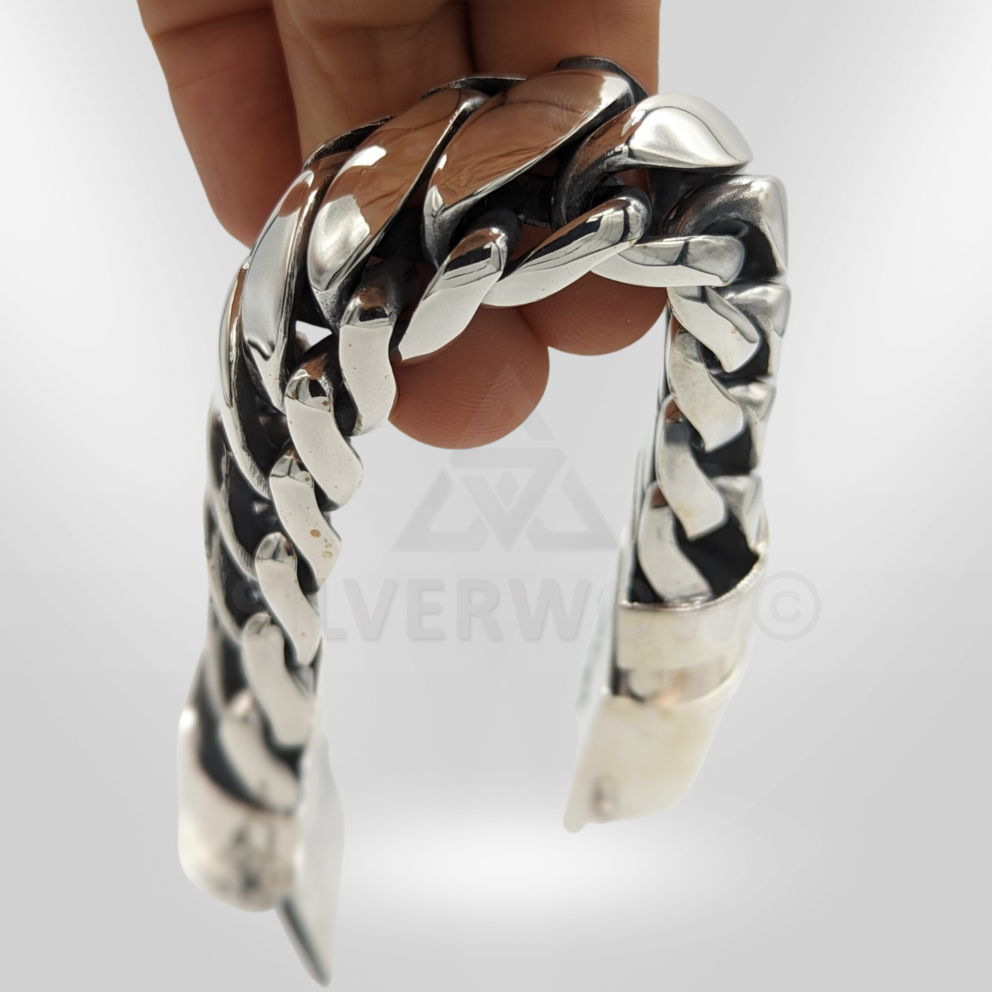 Woven Snake Bracelet 25 mm - SilverWow™