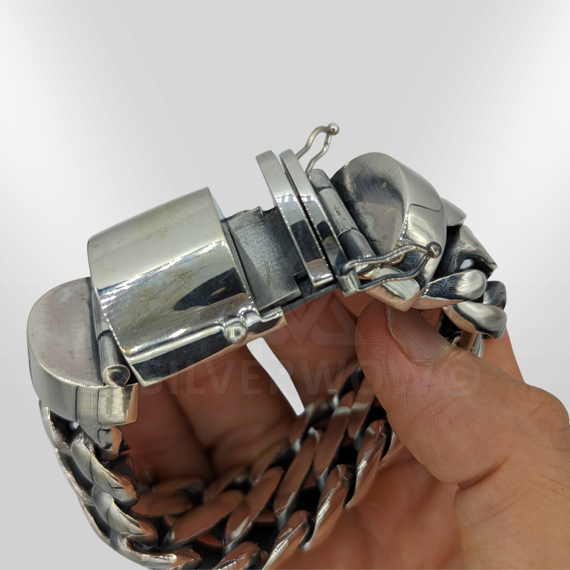 Woven Snake Bracelet 25 mm - SilverWow™