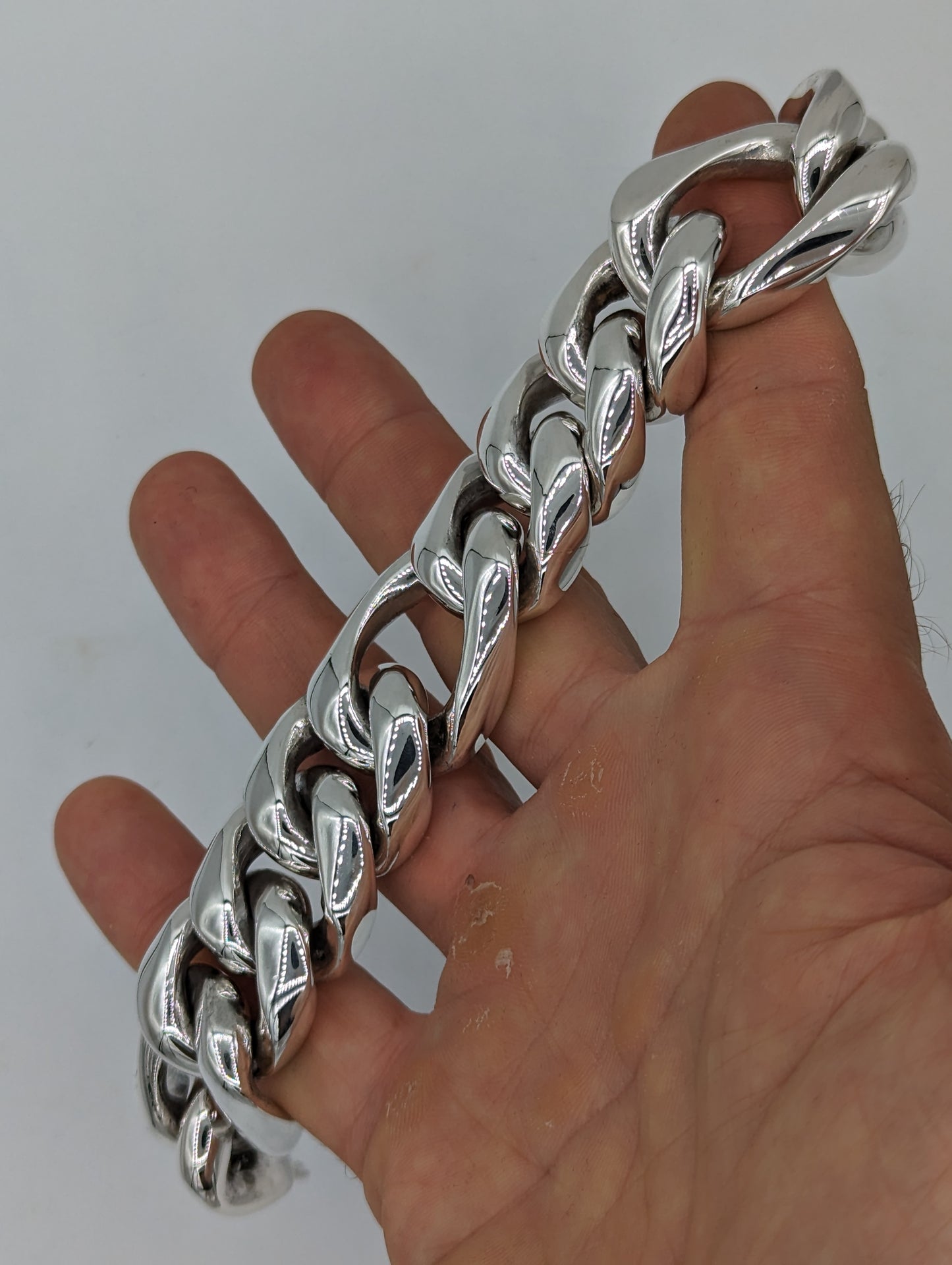 25mm Cuban Figaro Bracelet - SilverWow™