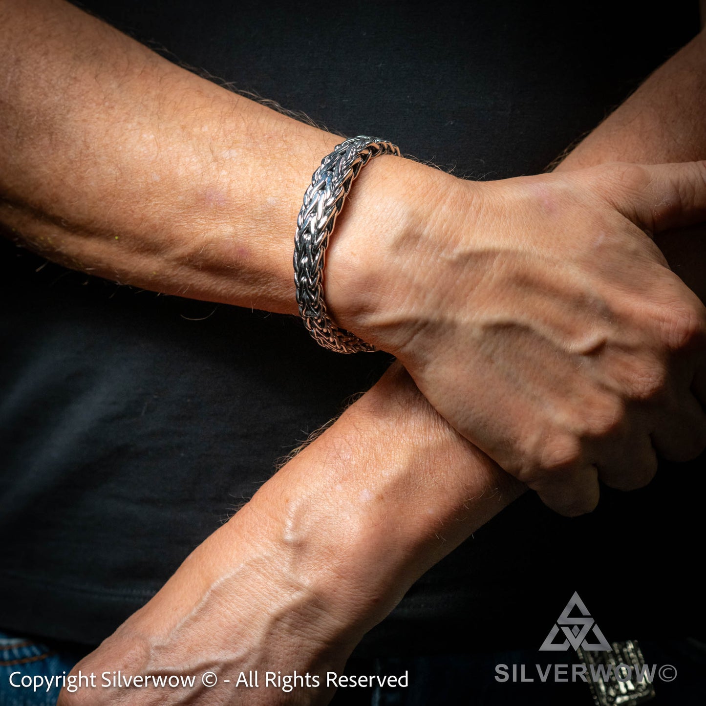 13mm Tapered Woven Bracelet