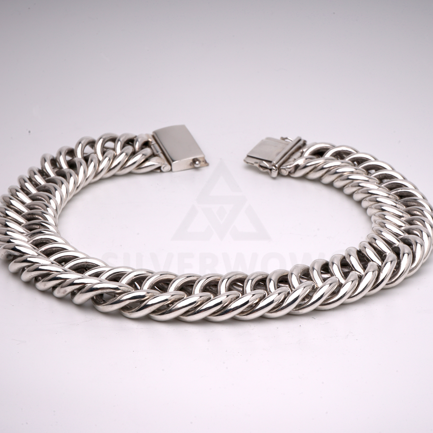 Hoop Link Necklace x 30mm Wide - SilverWow™