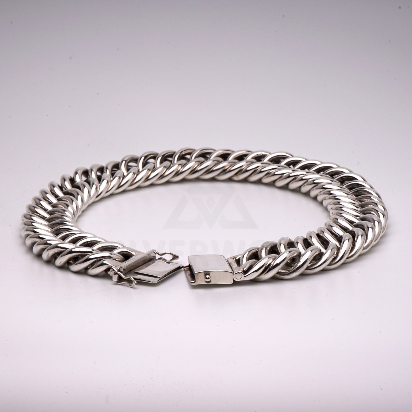 Hoop Link Necklace x 30mm Wide - SilverWow™