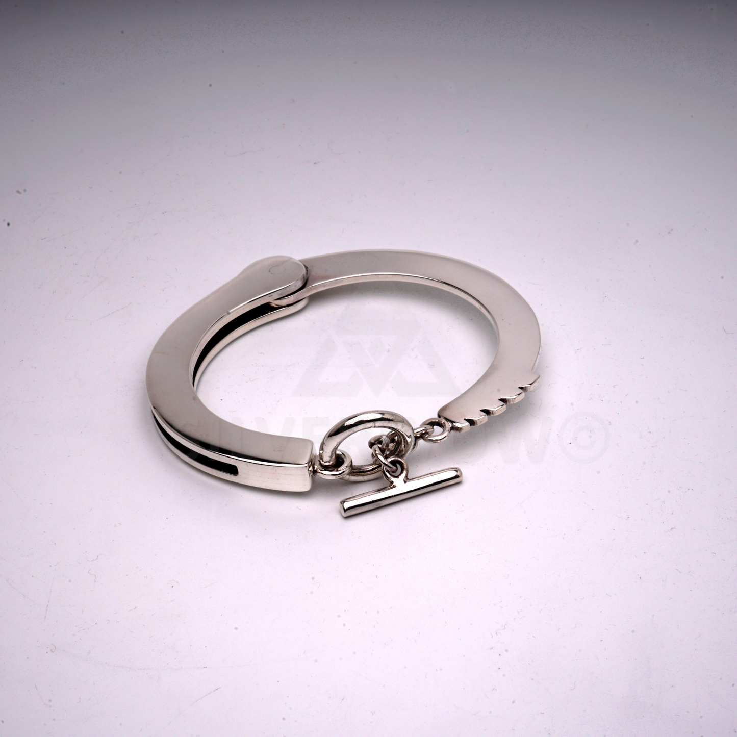 Handcuffs Bracelet - Real HandCuff Look - 925 Solid Sterling Silver. - SilverWow™