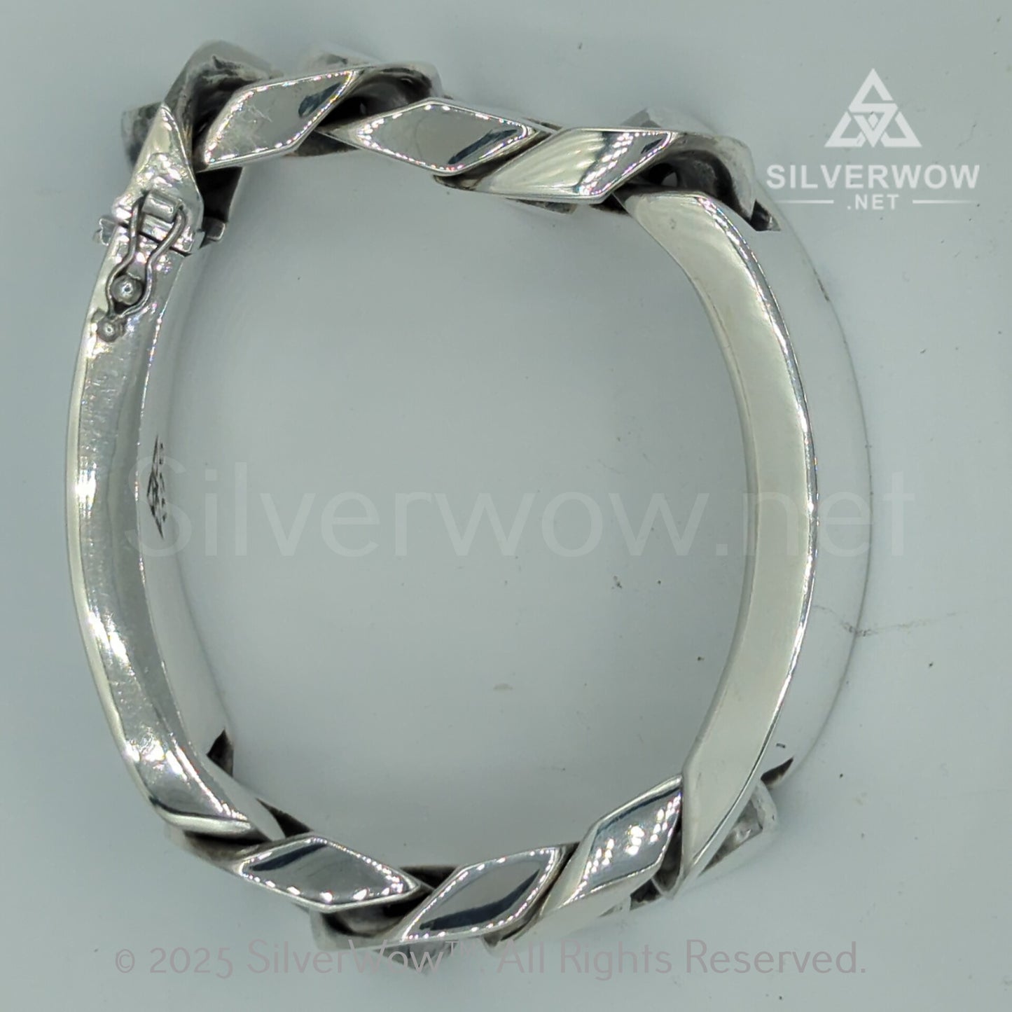 Double Plate Identity Bracelet - 25mm Wide