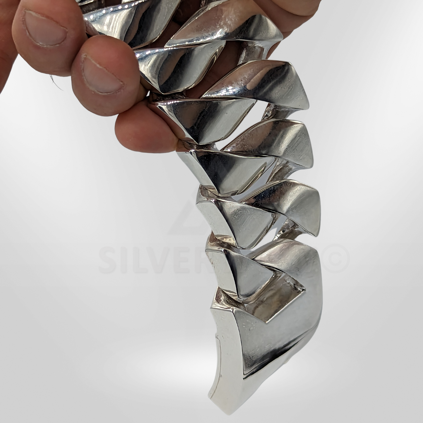 PL23 - Titan Bracelet - 40mm Wide - SilverWow™