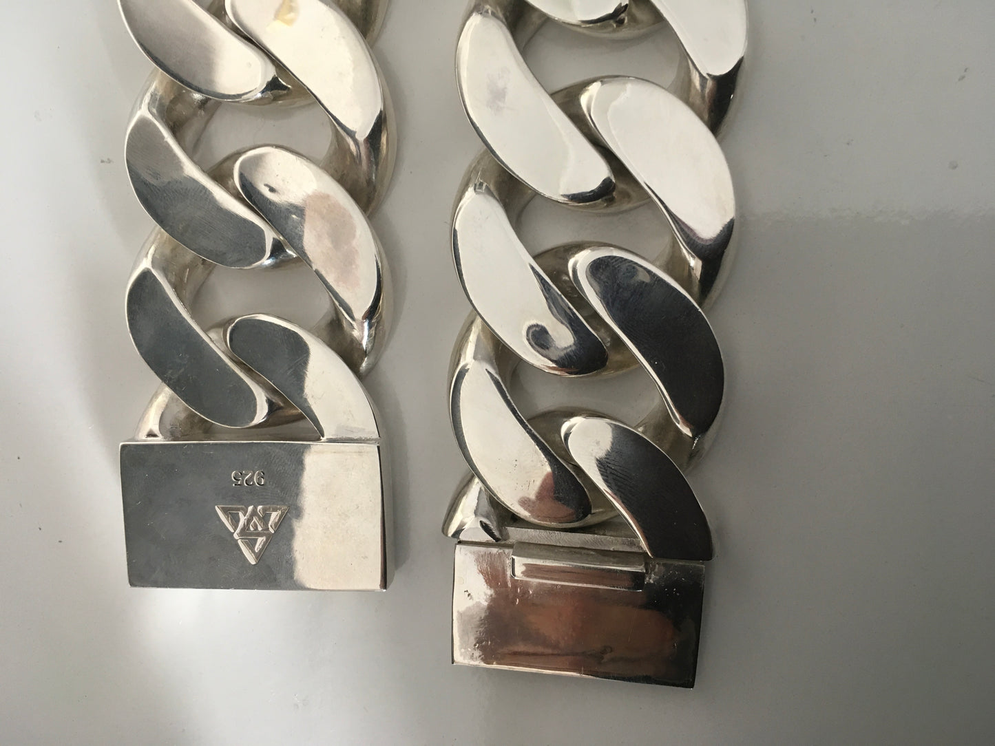 40mm Mens Curb Link Necklace - SilverWow™