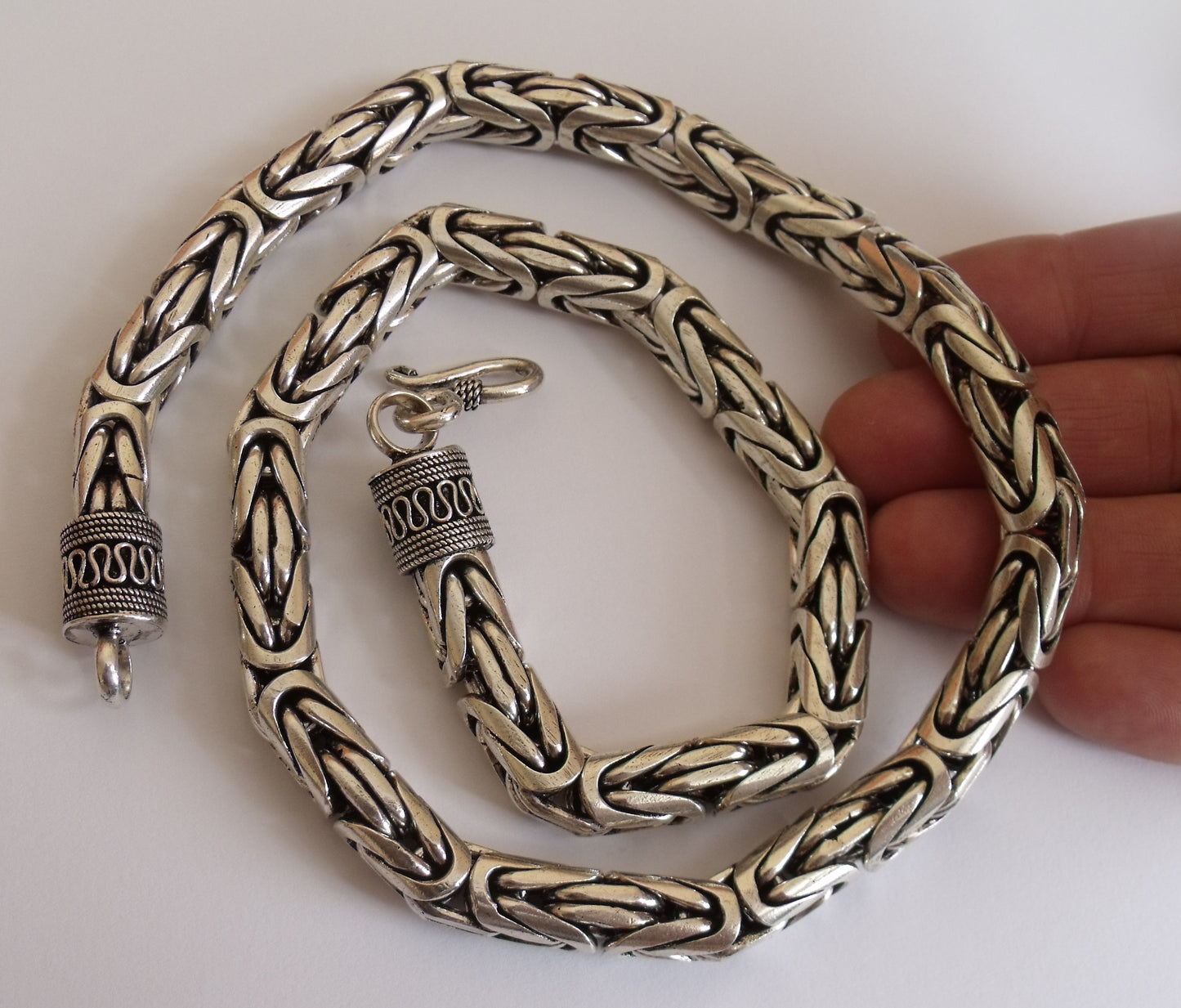 Byzantine Bali Necklace - 10mm wide - SilverWow™