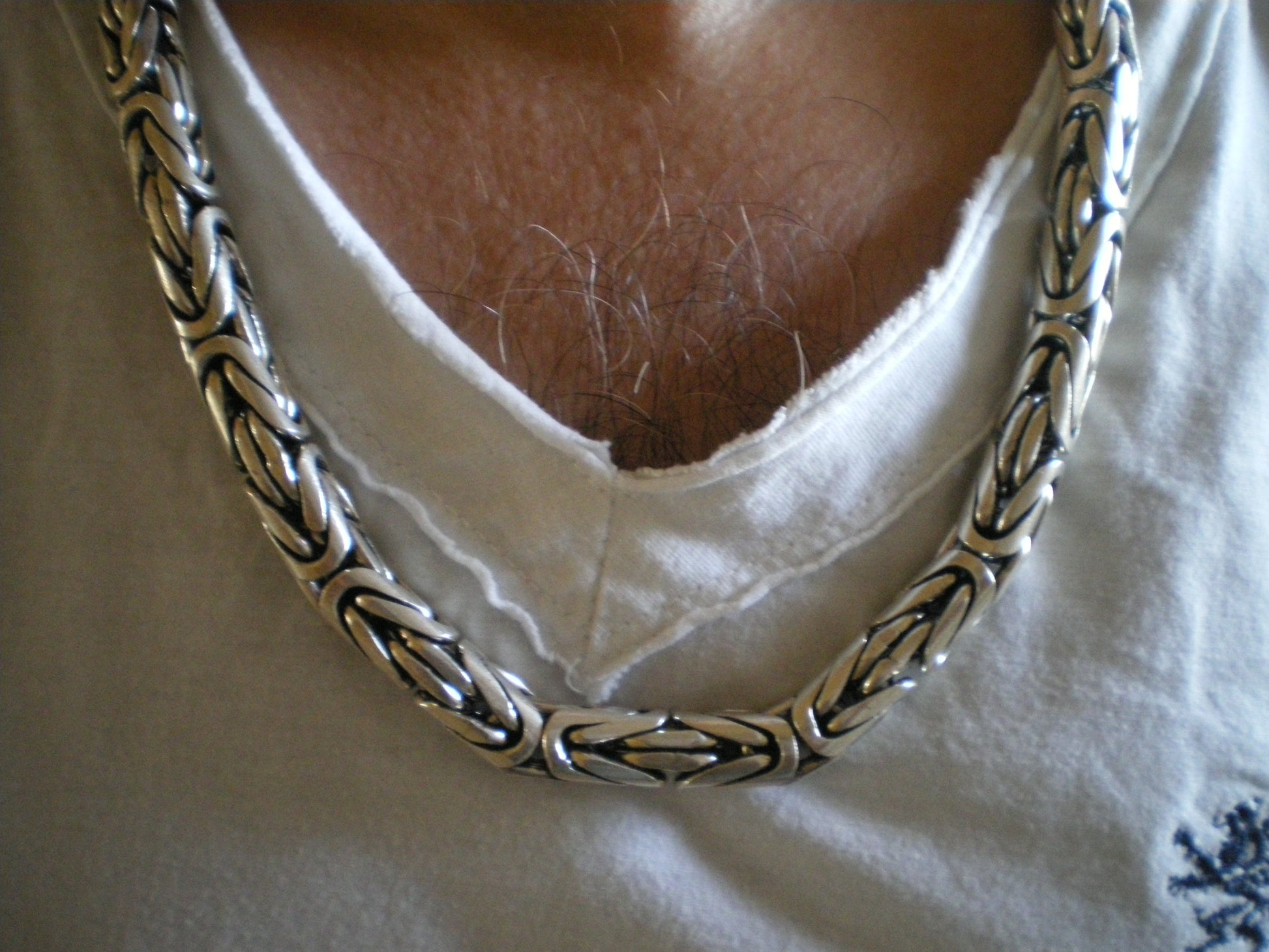Byzantine Bali Necklace - 10mm wide - SilverWow™