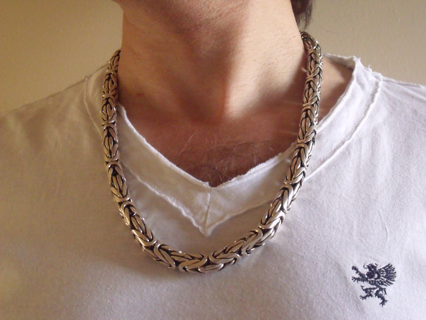 Byzantine Bali Necklace - 10mm wide - SilverWow™