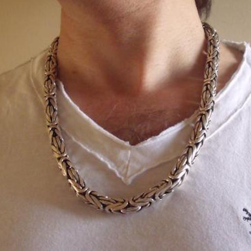 Byzantine Bali Necklace - 10mm wide - SilverWow™
