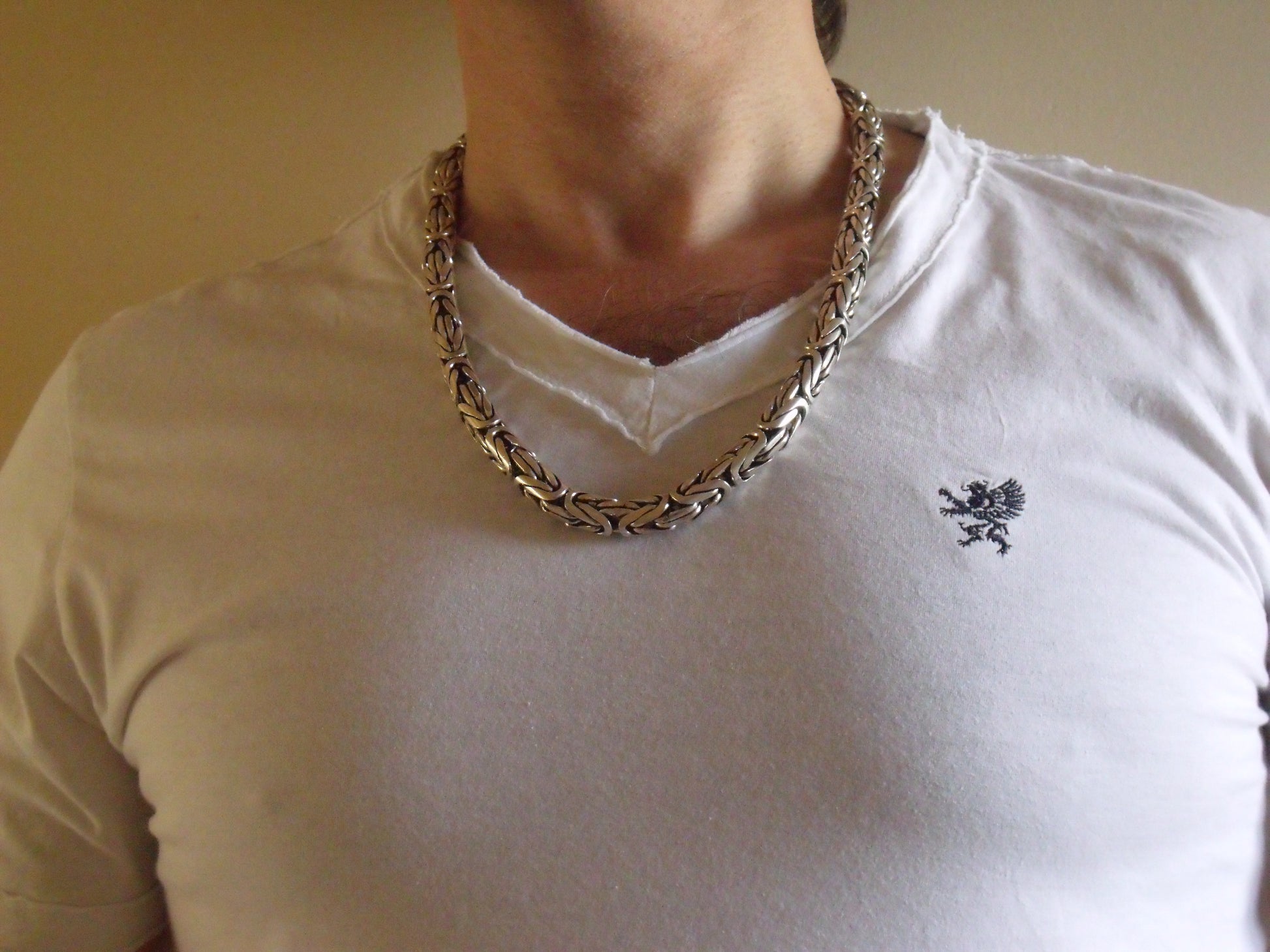 Byzantine Bali Necklace - 10mm wide - SilverWow™