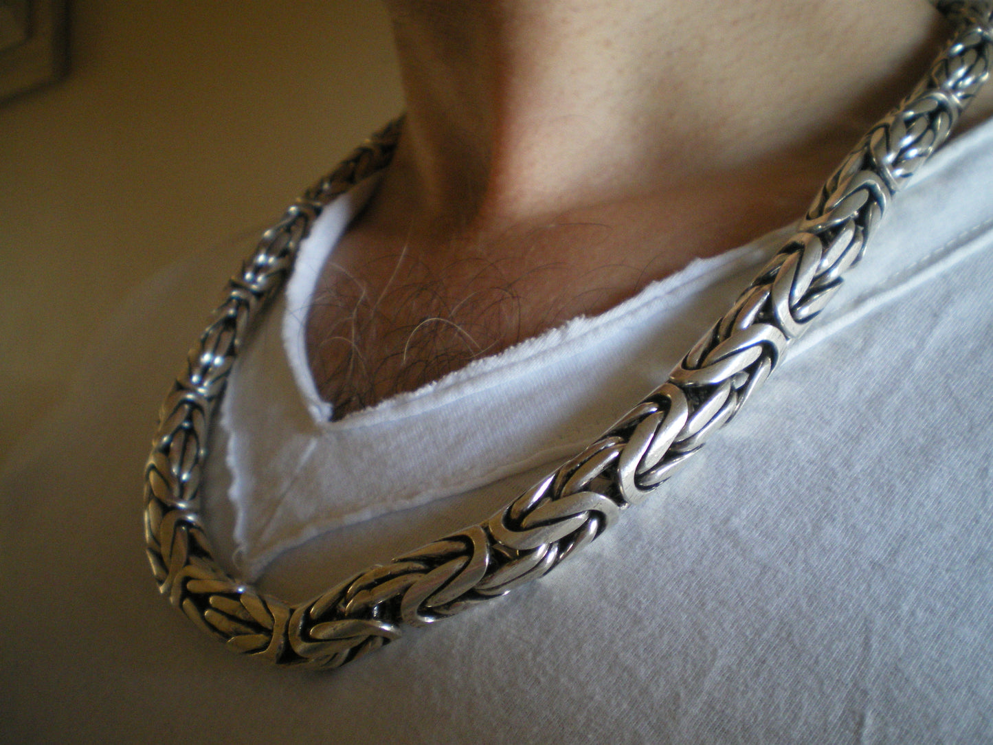 Byzantine Bali Necklace - 10mm wide - SilverWow™
