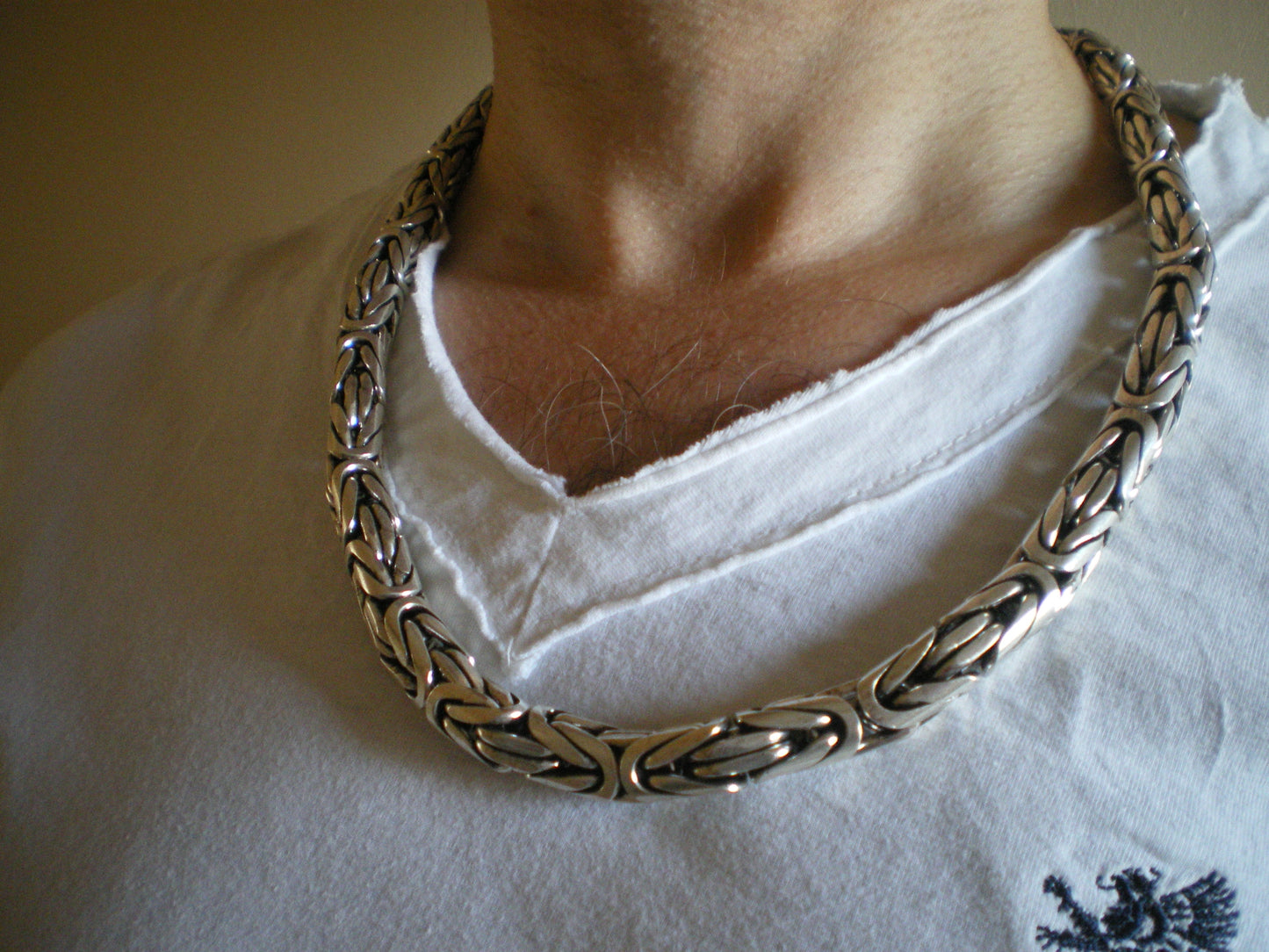 Byzantine Bali Necklace - 10mm wide - SilverWow™