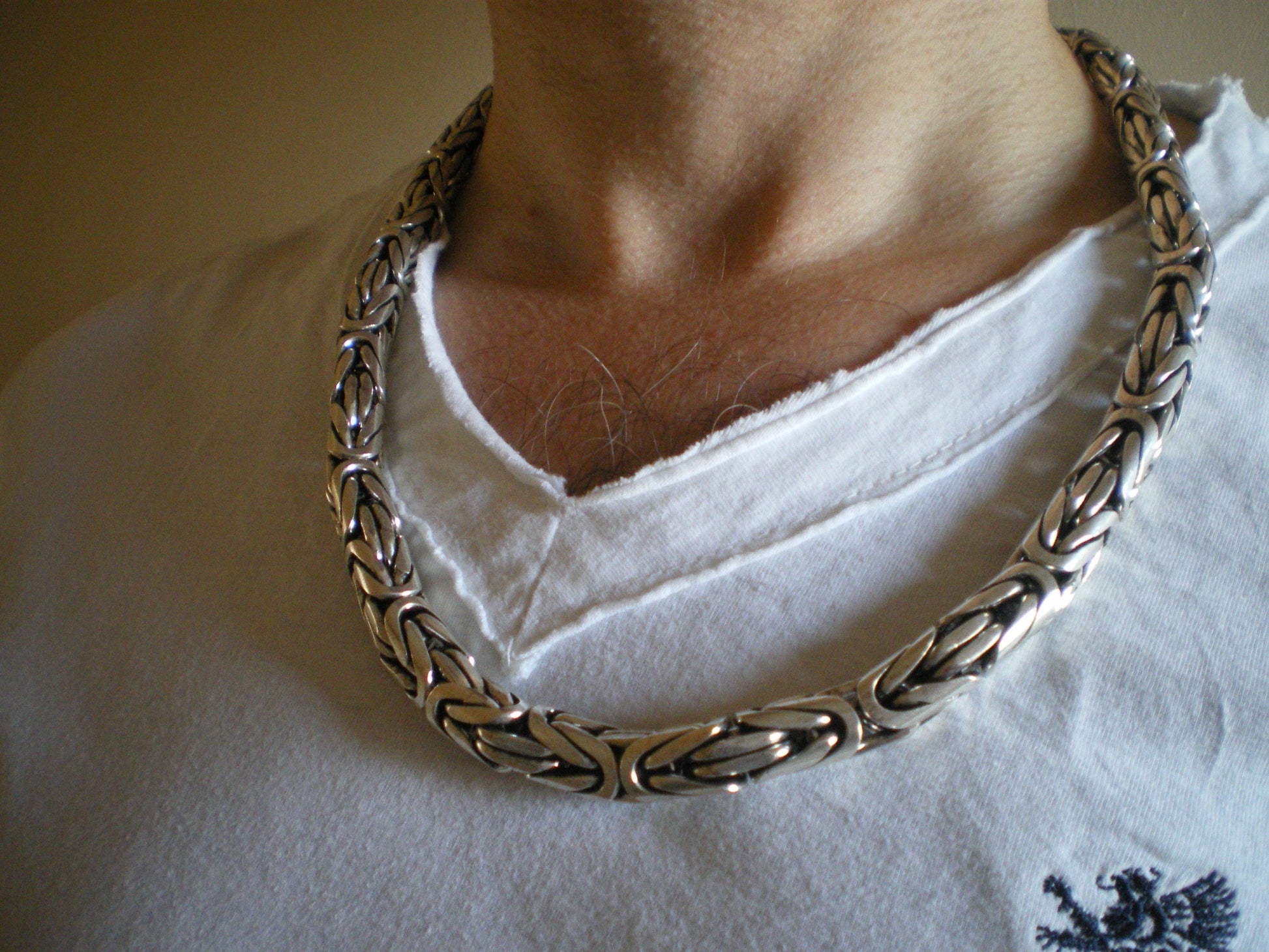 Byzantine Bali Necklace - 10mm wide - SilverWow™