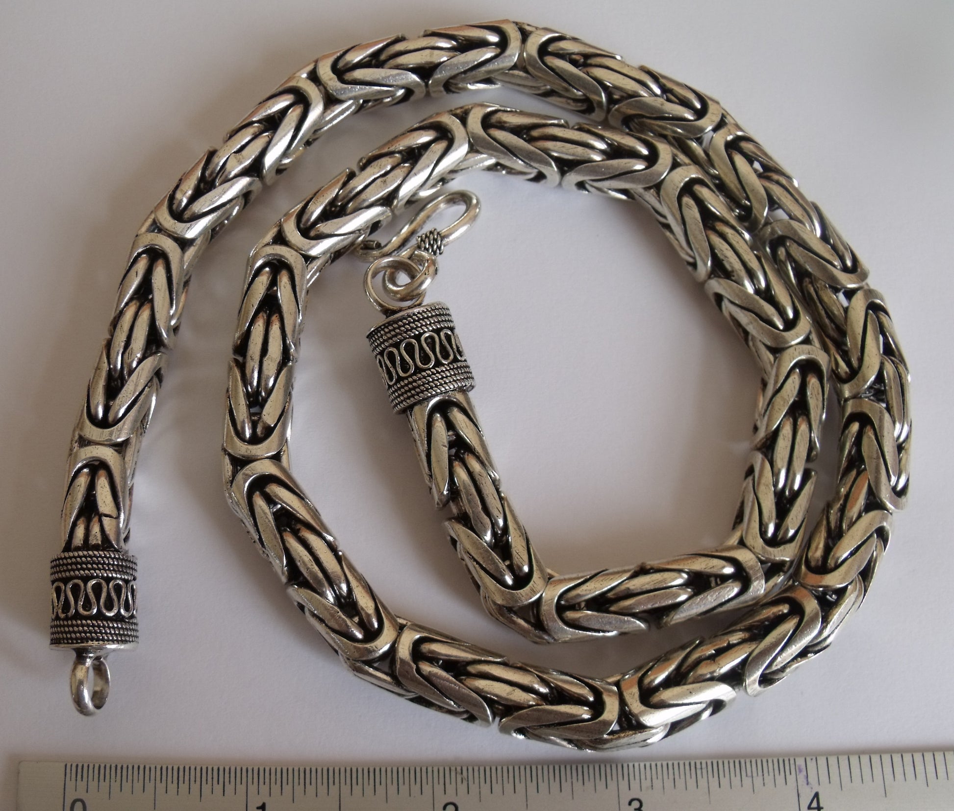 Byzantine Bali Necklace - 10mm wide - SilverWow™
