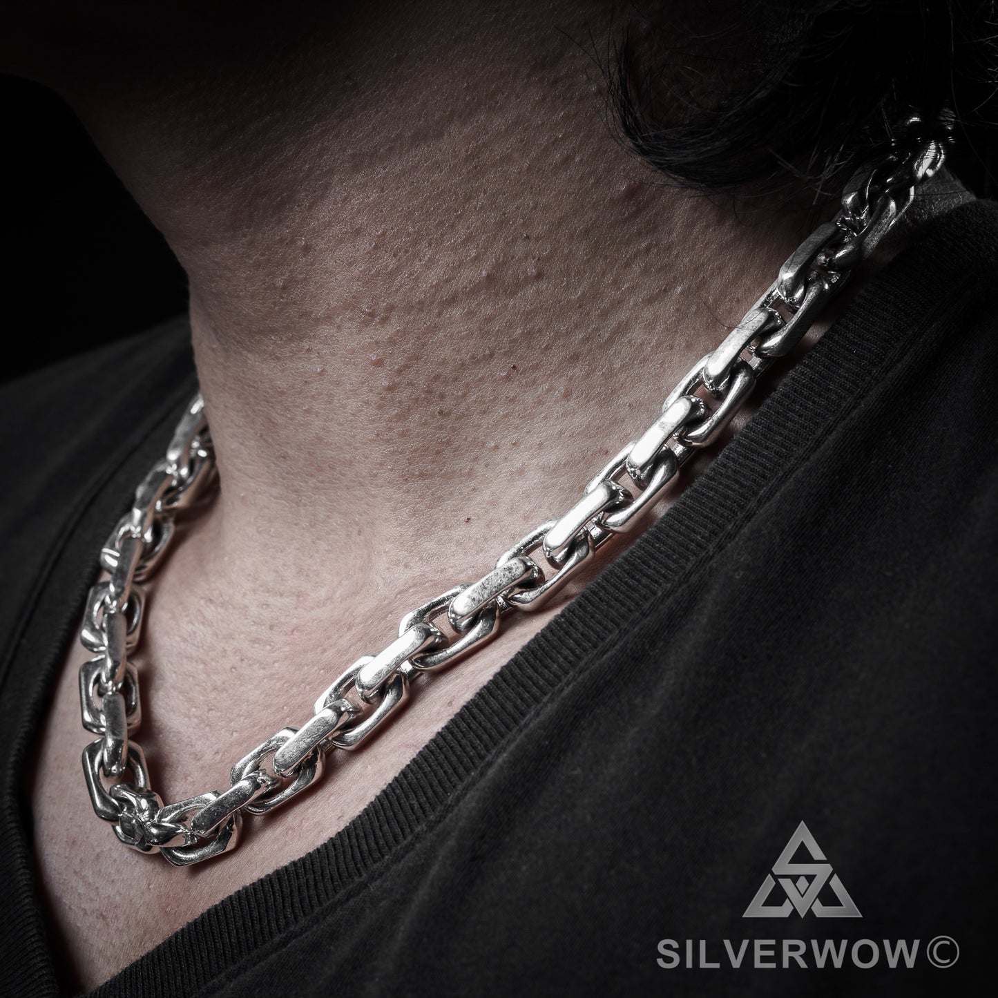 10mm Chain Link Necklace - SilverWow™