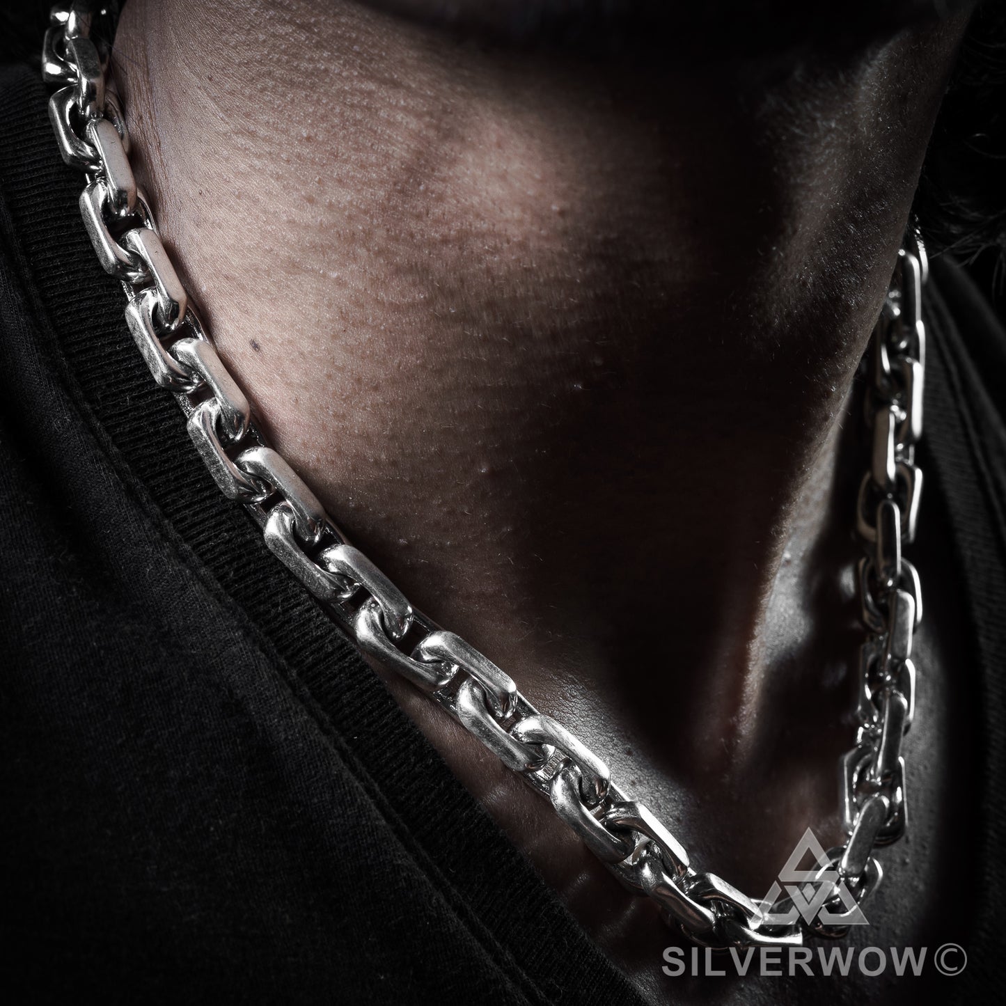 10mm Chain Link Necklace - SilverWow™