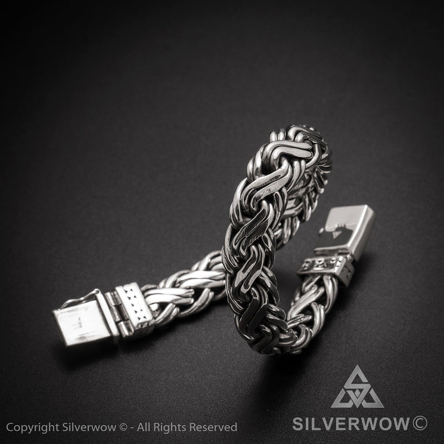 12mm Double Rope Weave Bracelet