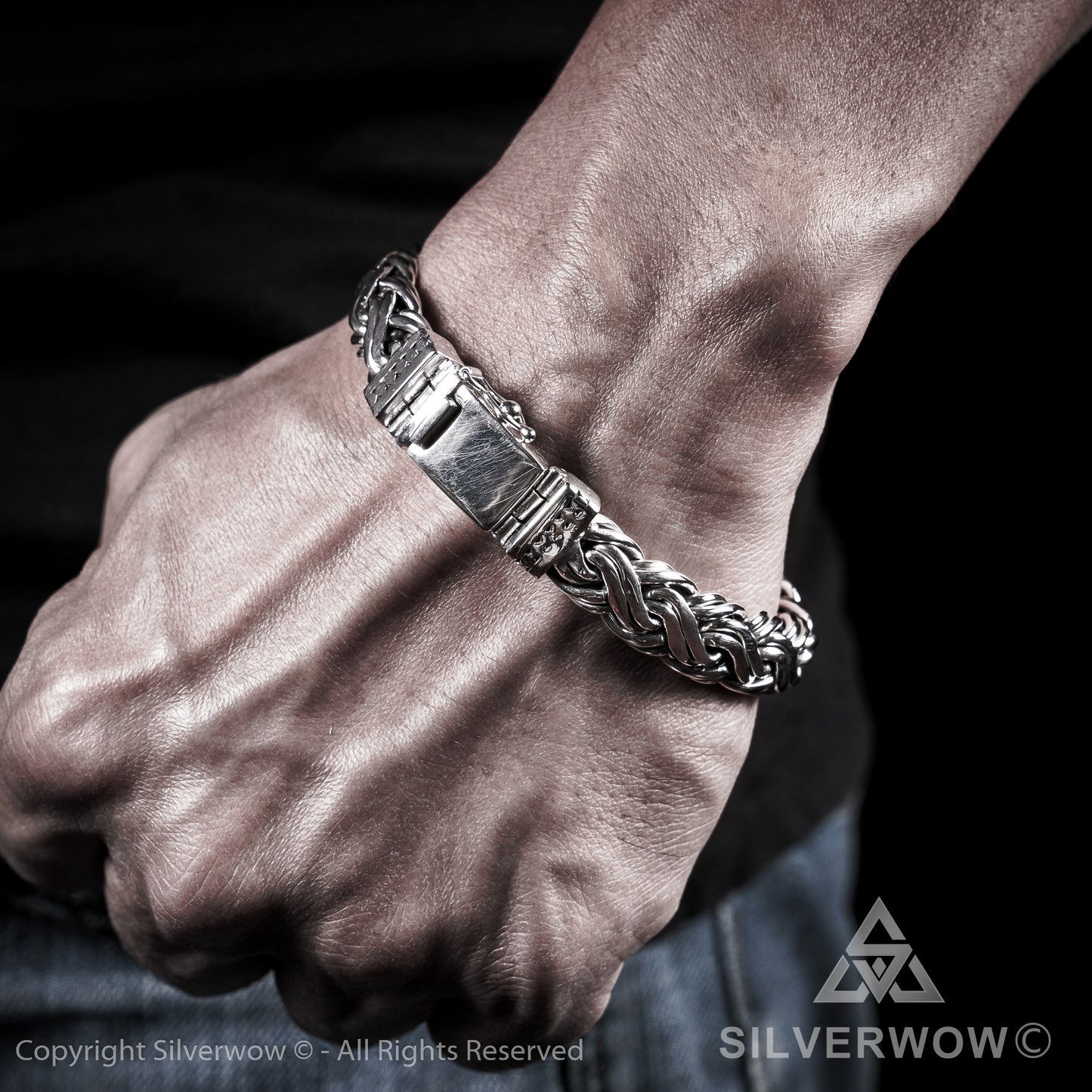 12mm Double Rope Weave Bracelet