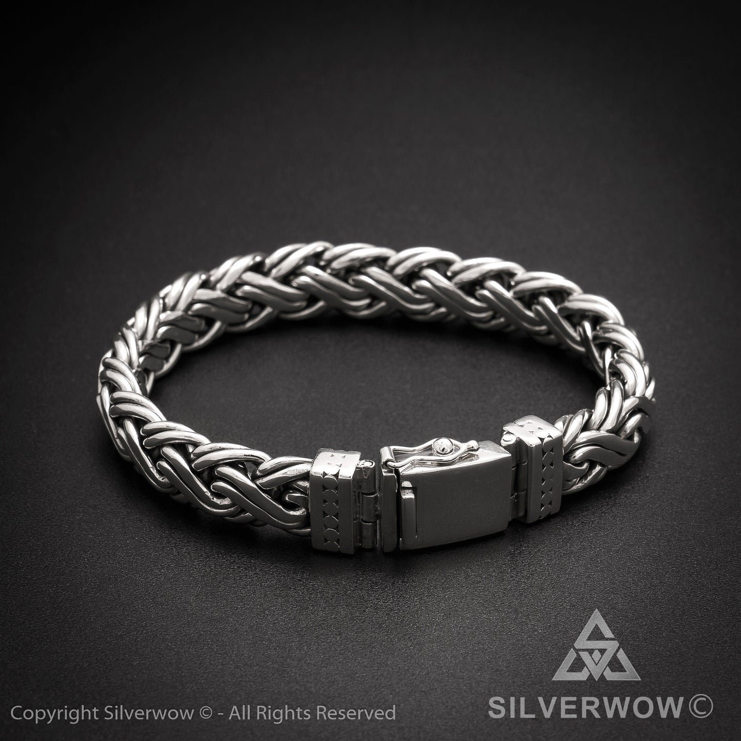 12mm Double Rope Weave Bracelet
