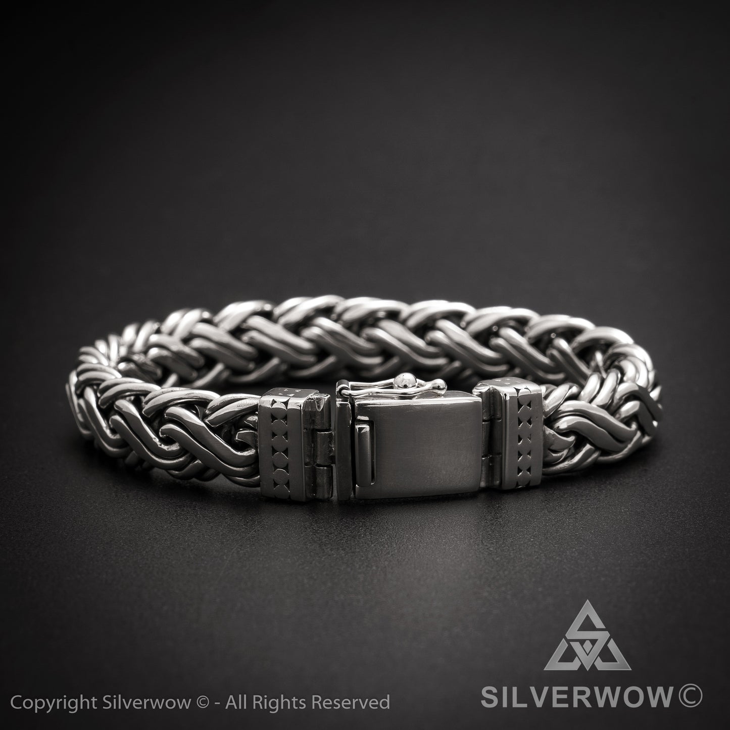 12mm Double Rope Weave Bracelet
