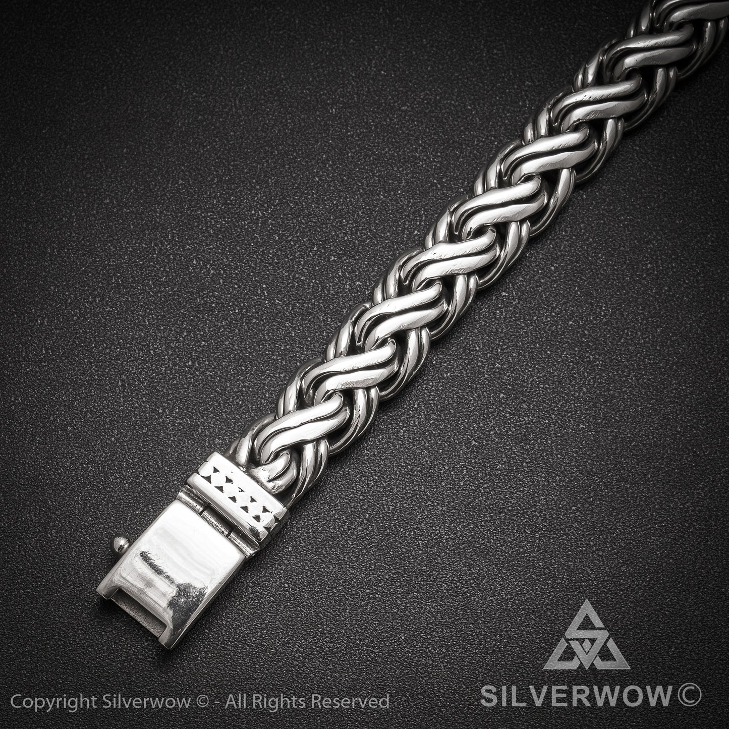 12mm Double Rope Weave Bracelet