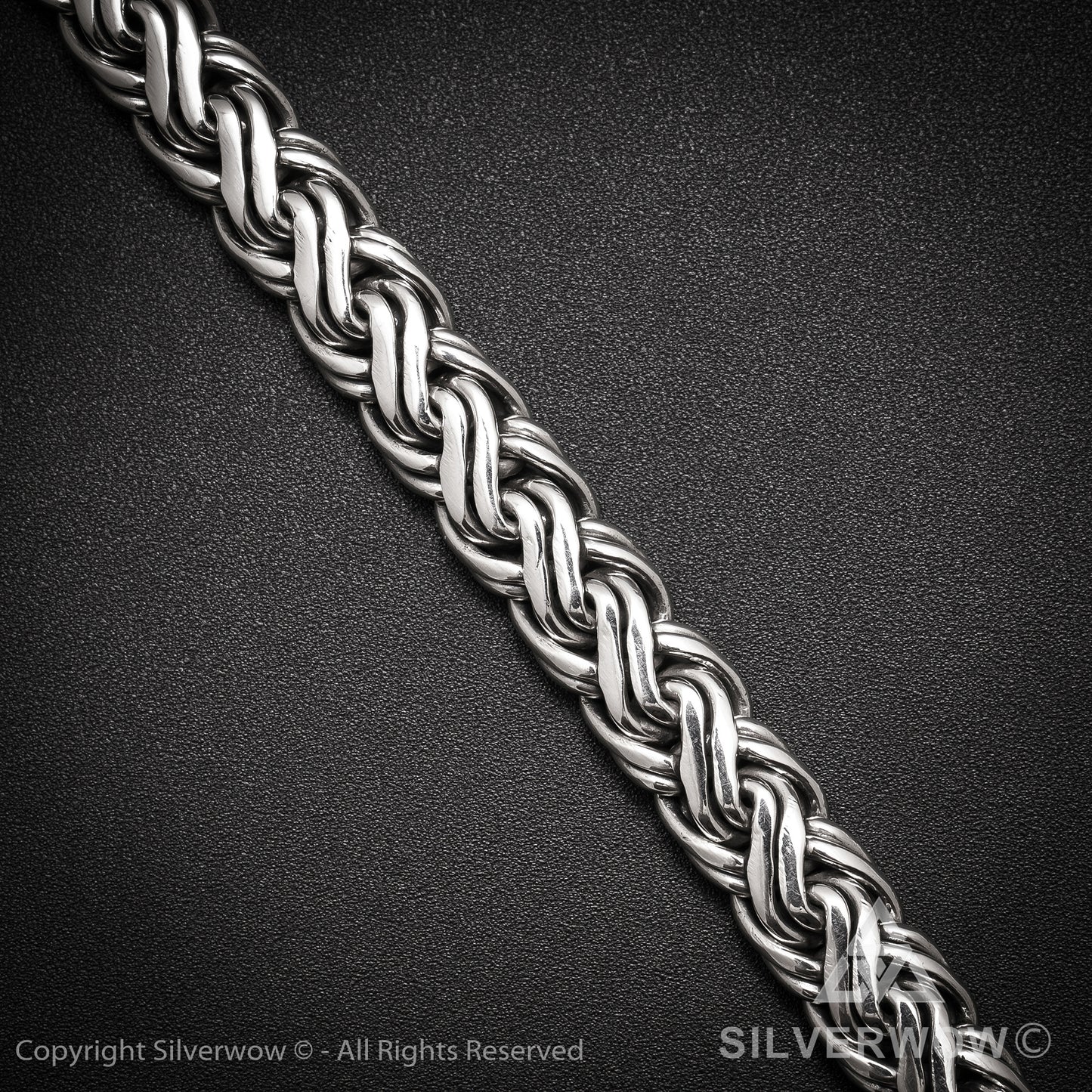 12mm Double Rope Weave Bracelet