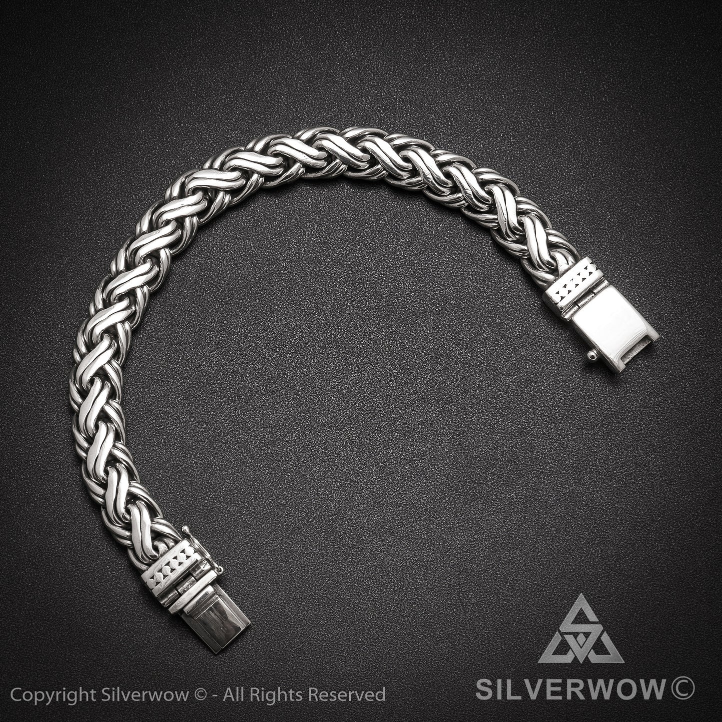 12mm Double Rope Weave Bracelet