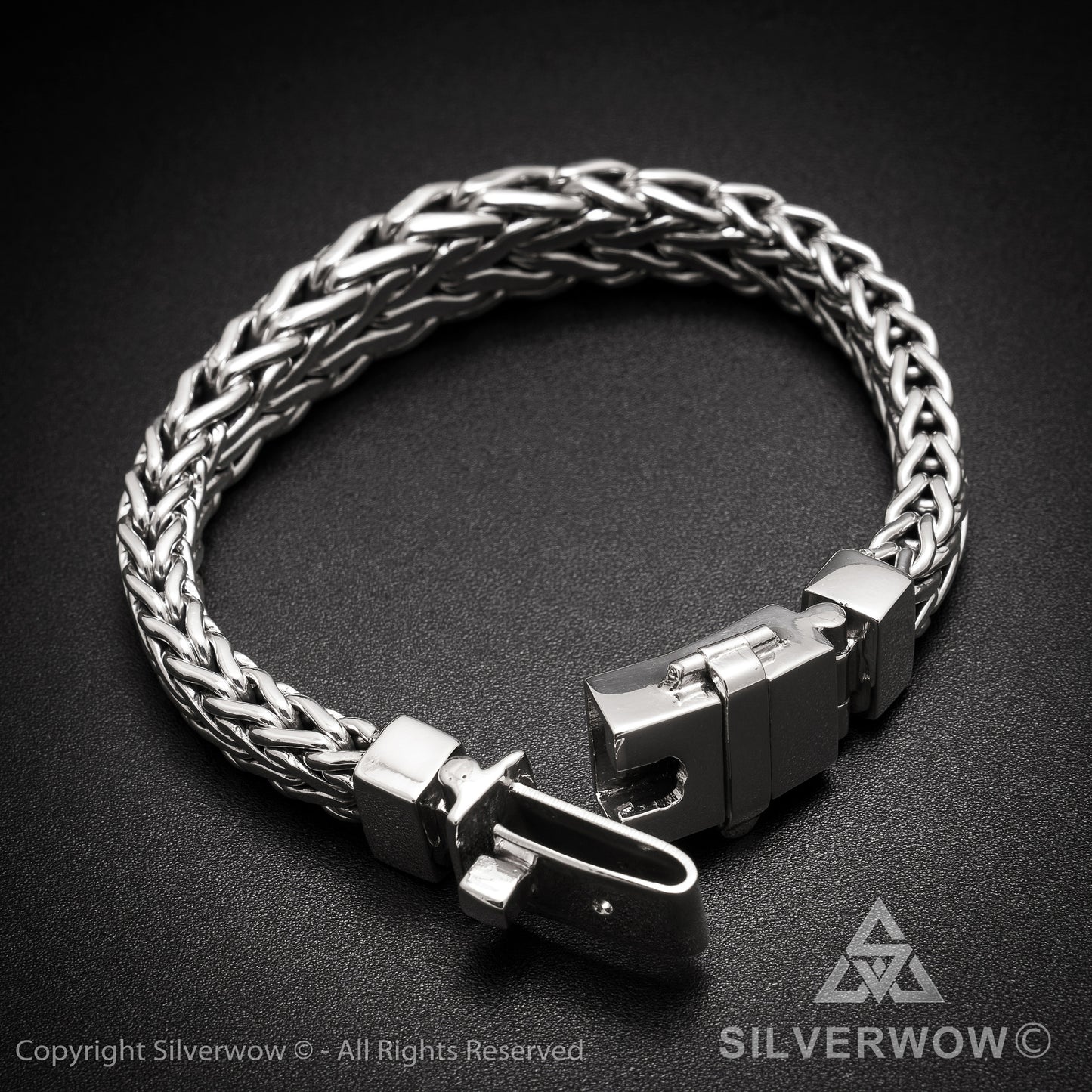 13mm Tapered Woven Bracelet