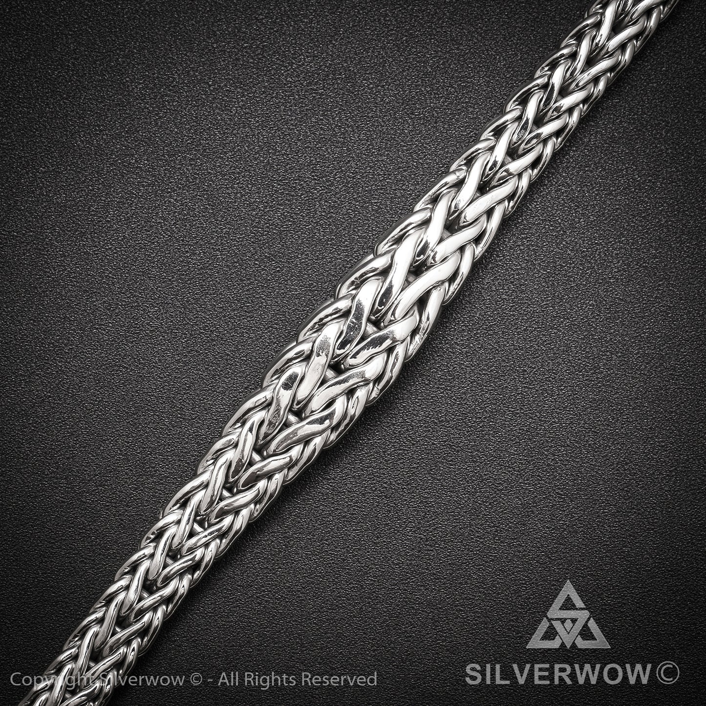 13mm Tapered Woven Bracelet