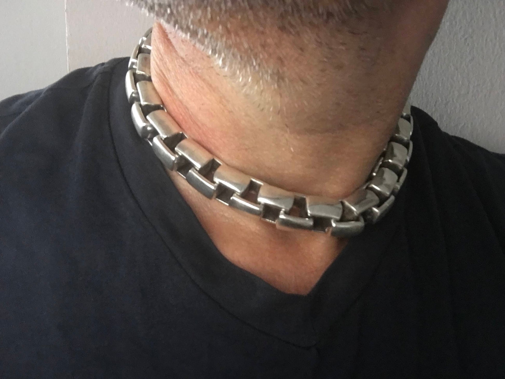 15mm Box Chain Silver Necklace - SilverWow™