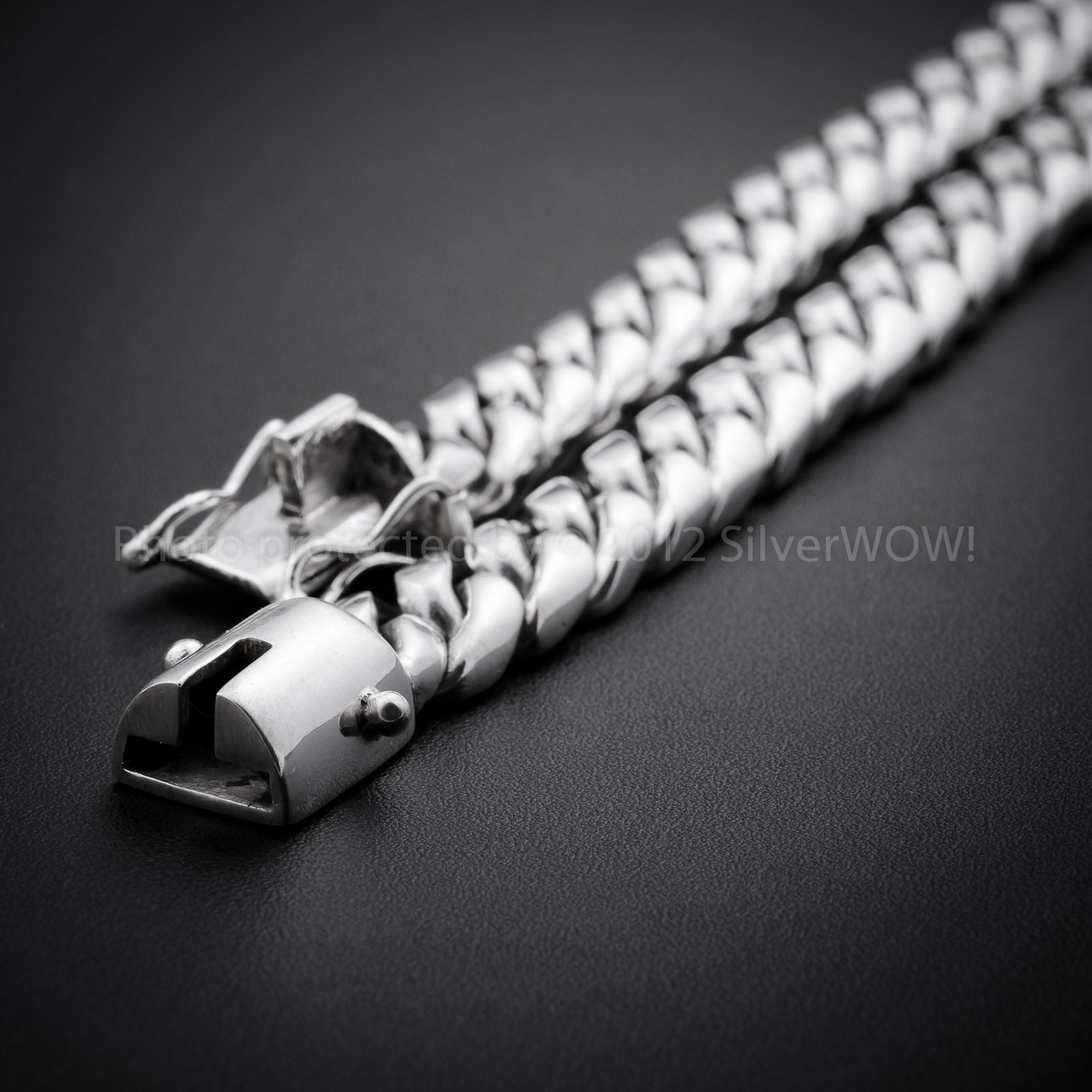 15mm Cuban Link Necklace Chain - SilverWow™