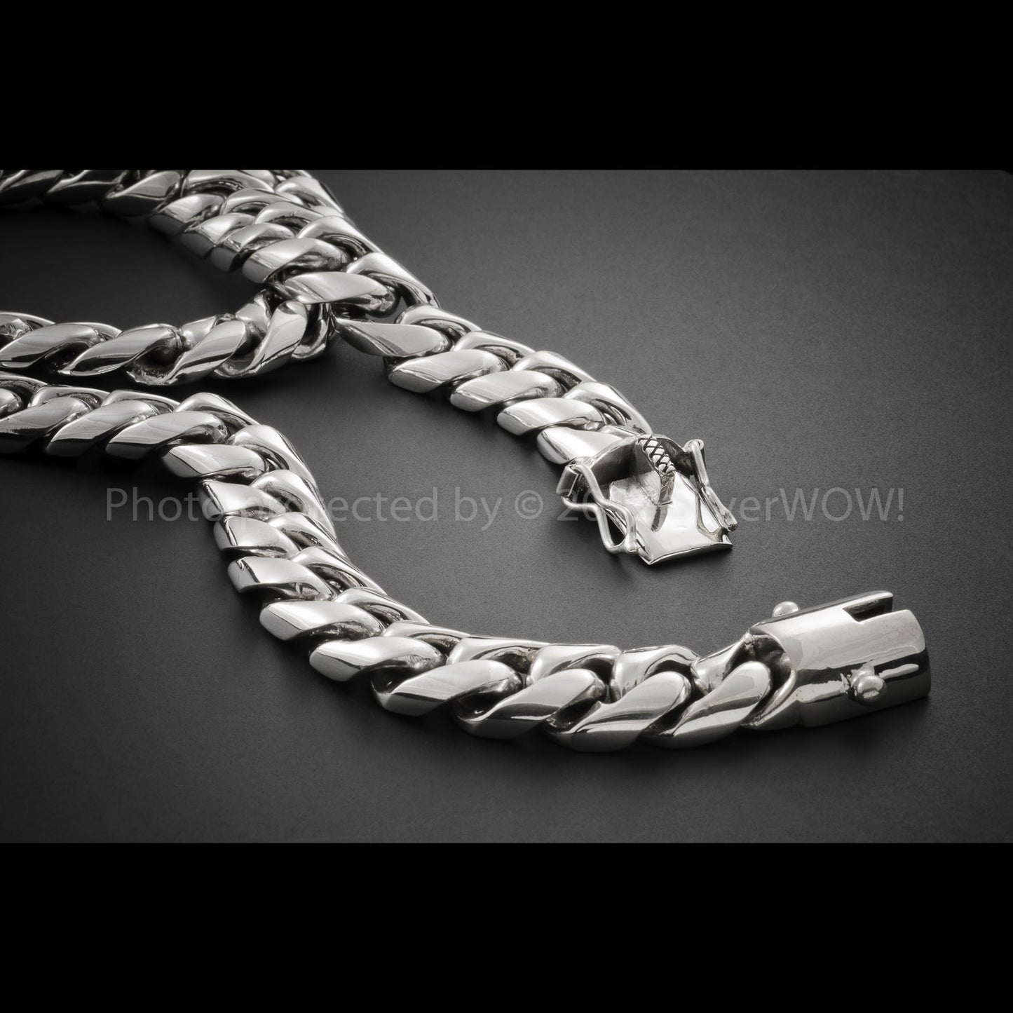 15mm Cuban Link Necklace Chain - SilverWow™