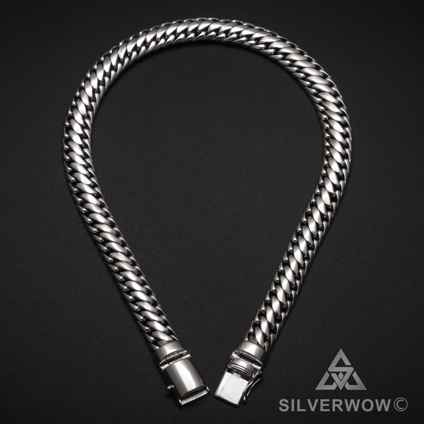 15mm Woven Snake Necklace - SilverWow™