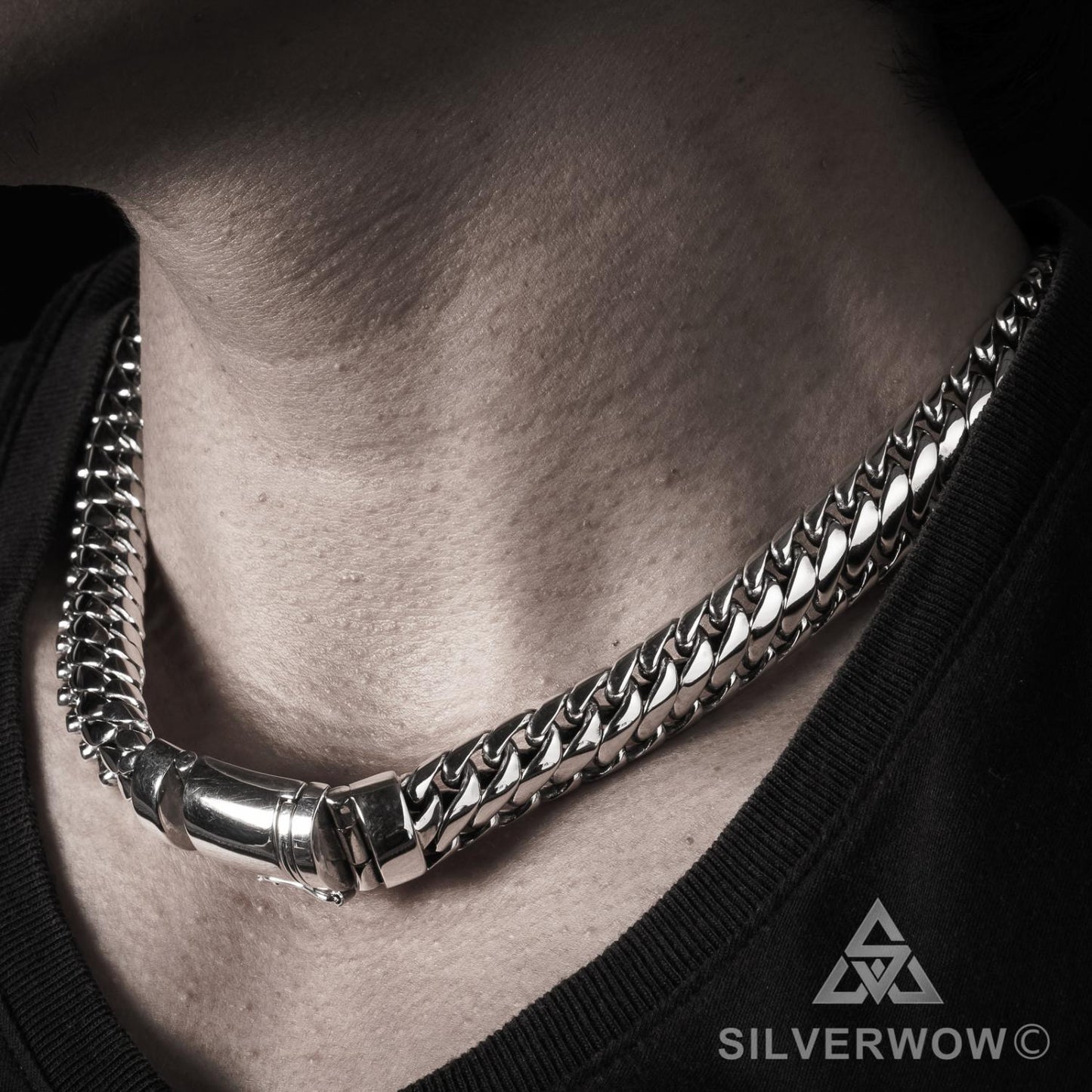 15mm Woven Snake Necklace - SilverWow™
