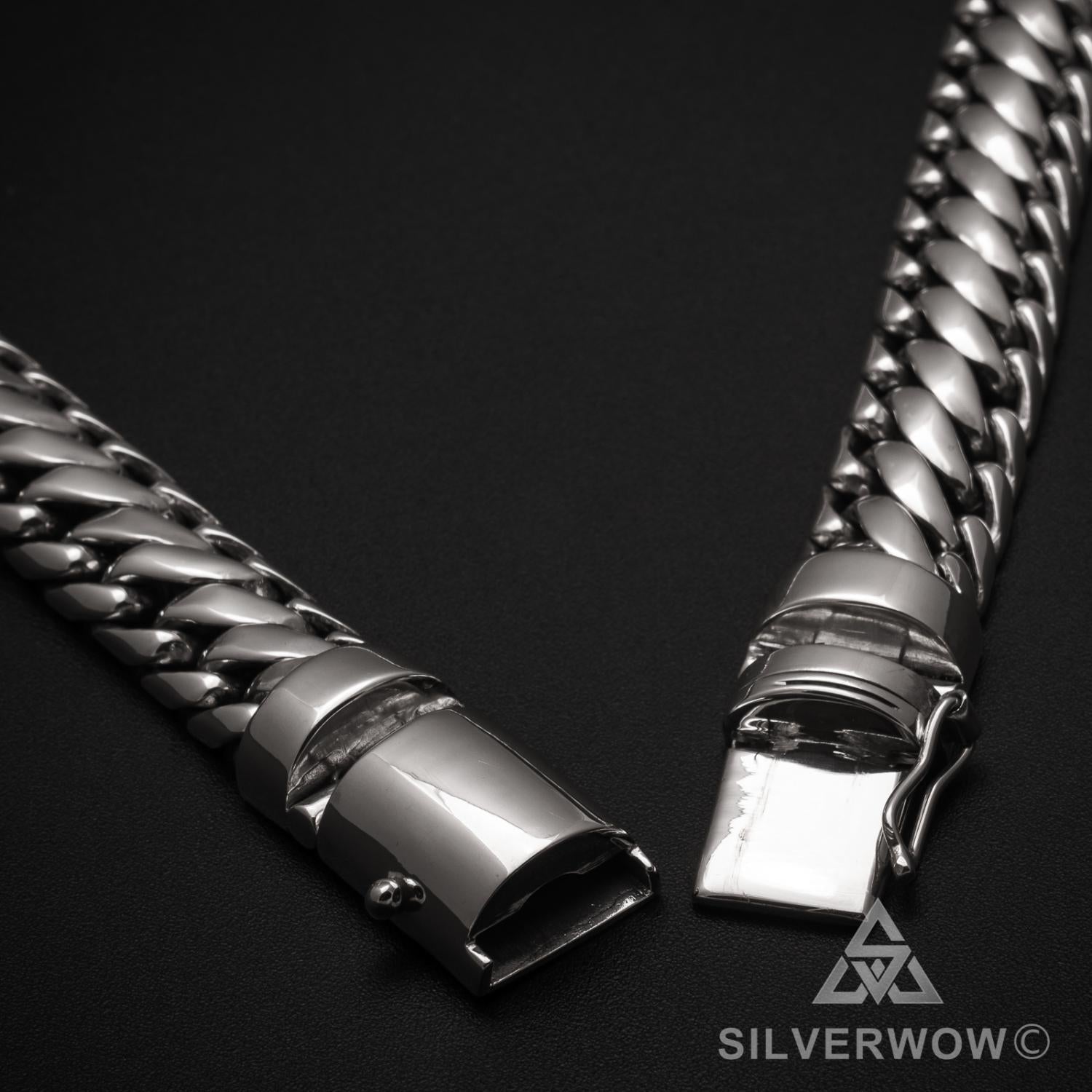 15mm Woven Snake Necklace - SilverWow™