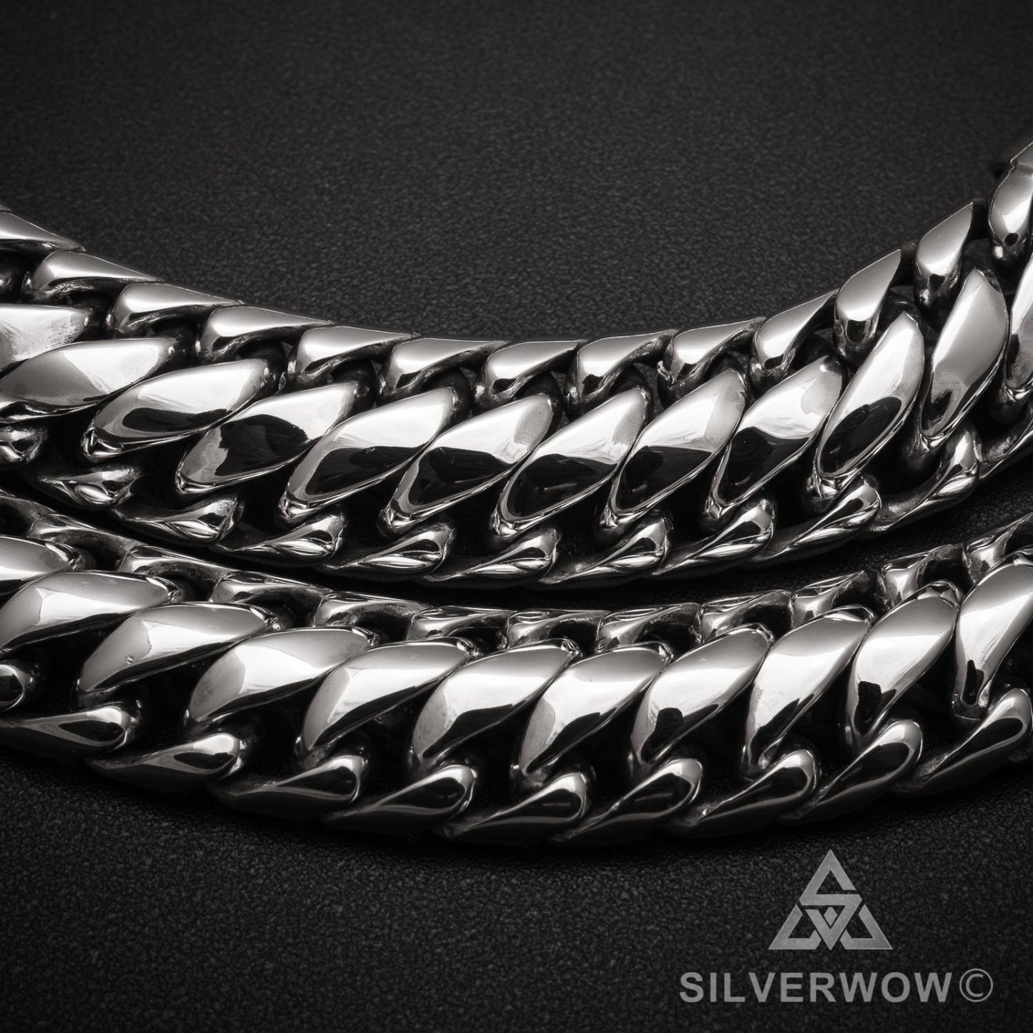 15mm Woven Snake Necklace - SilverWow™