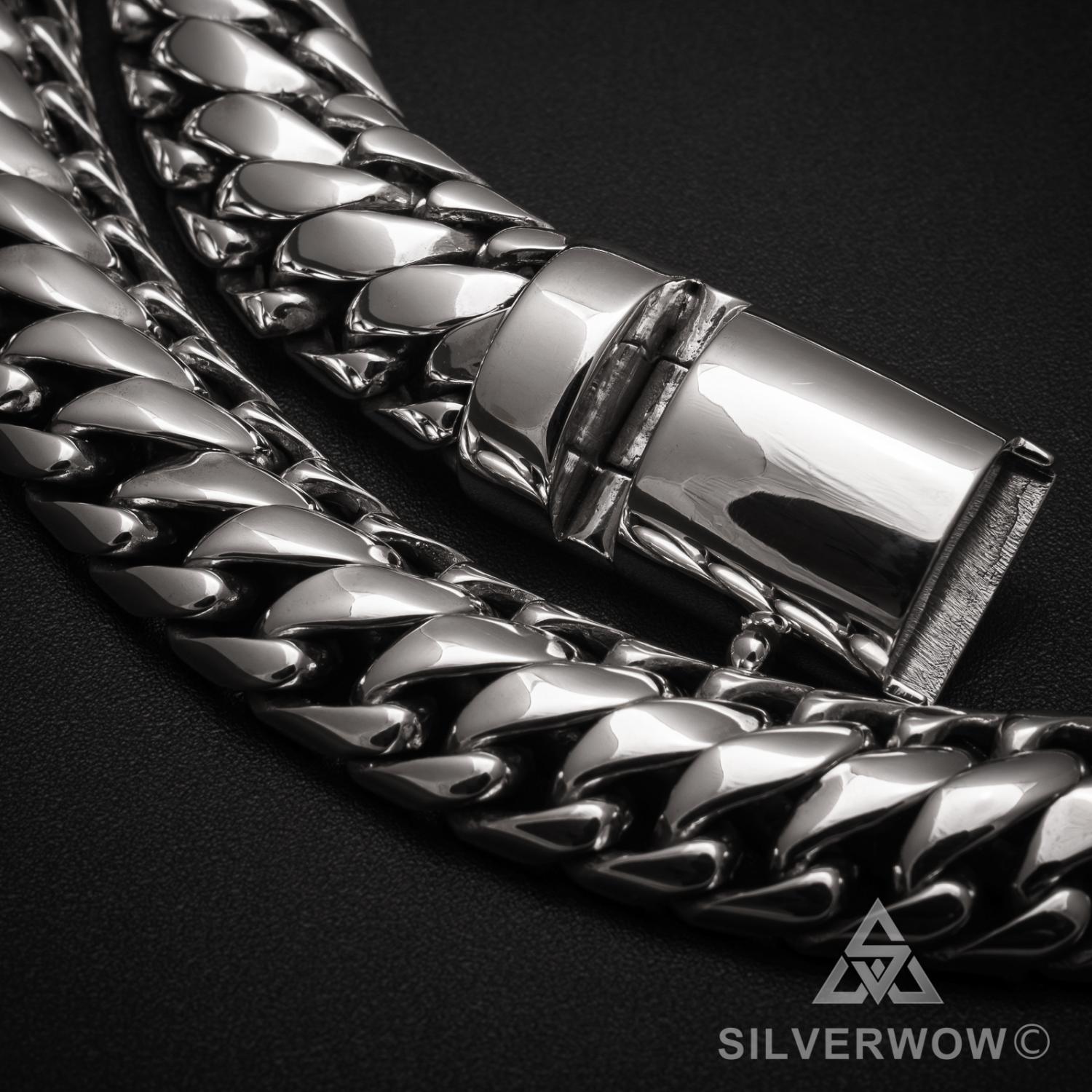 15mm Woven Snake Necklace - SilverWow™