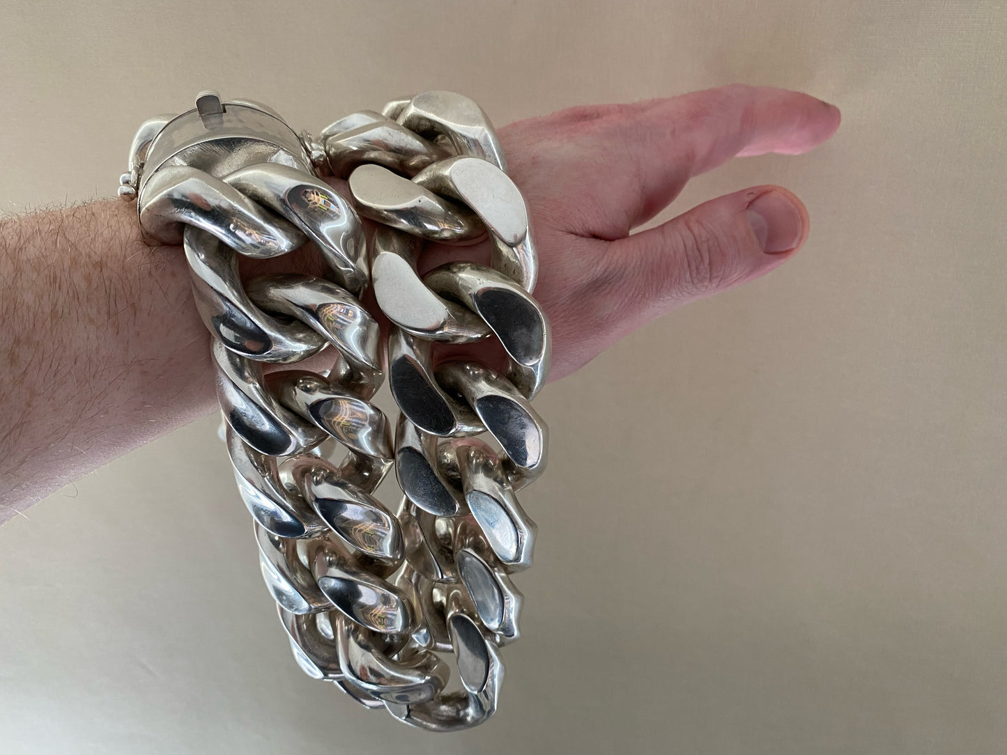 Huge Cuban Link Necklace - 40mm Wide - SilverWow™