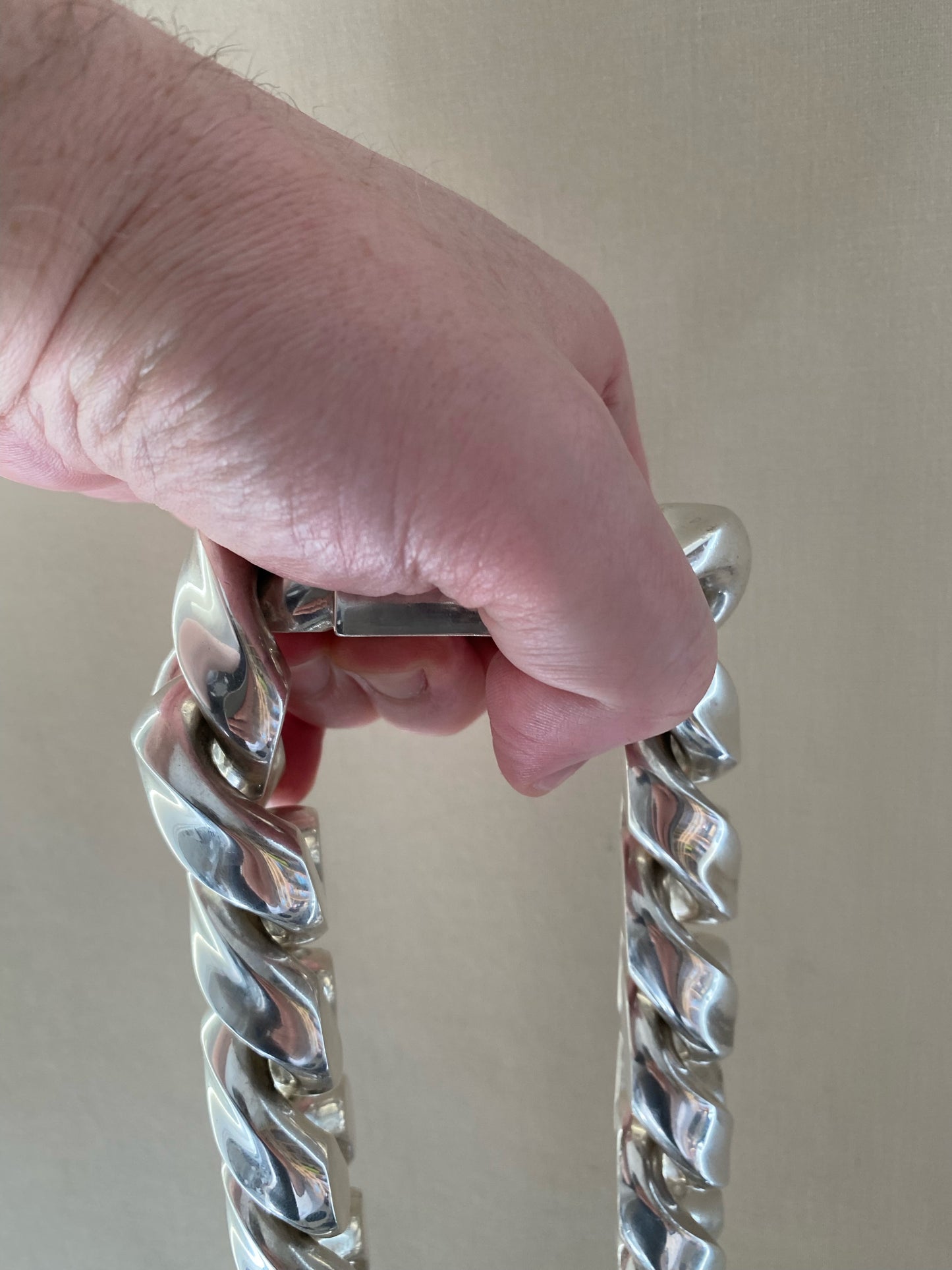 Huge Cuban Link Necklace - 40mm Wide - SilverWow™