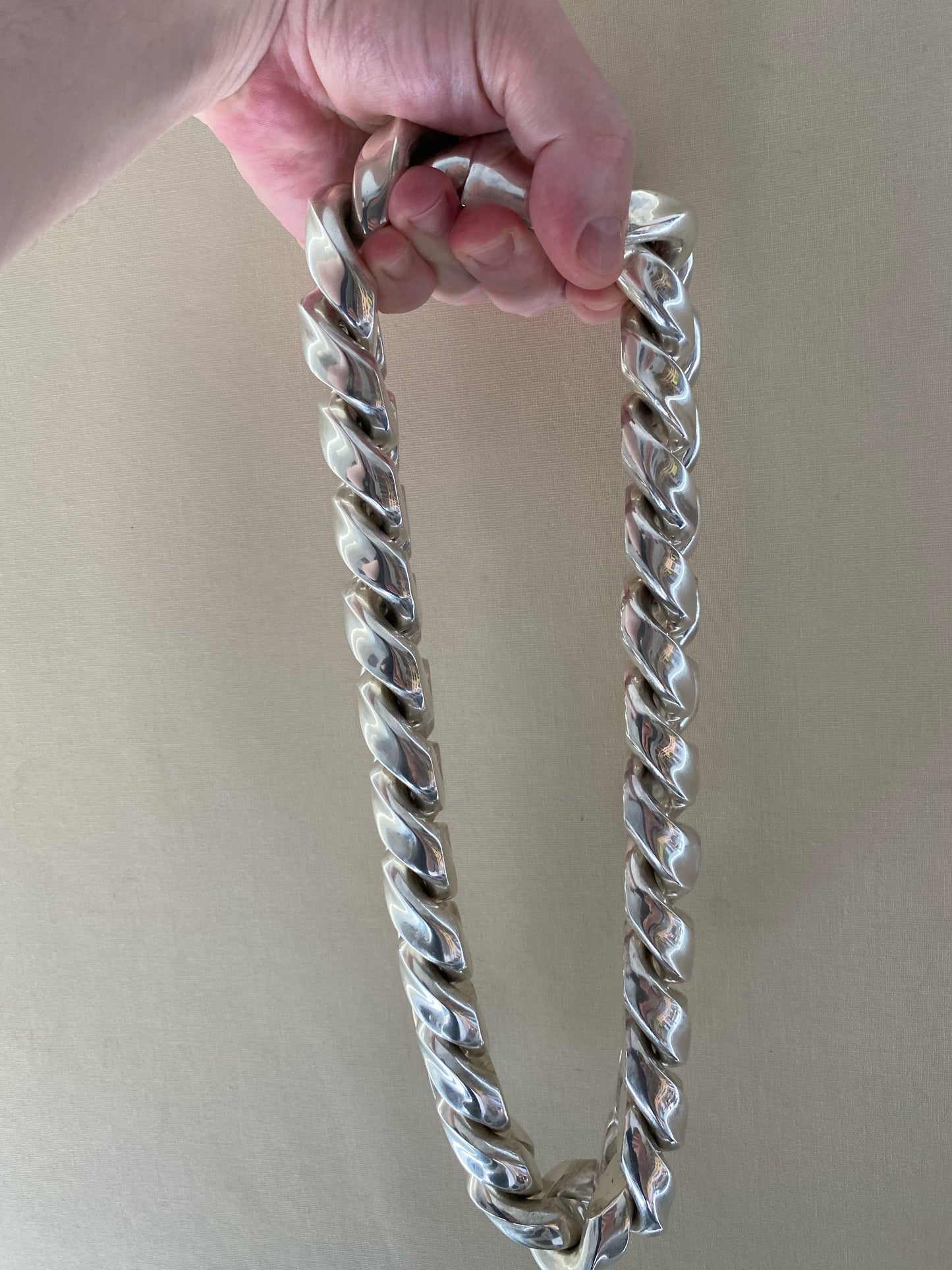 Huge Cuban Link Necklace - 40mm Wide - SilverWow™