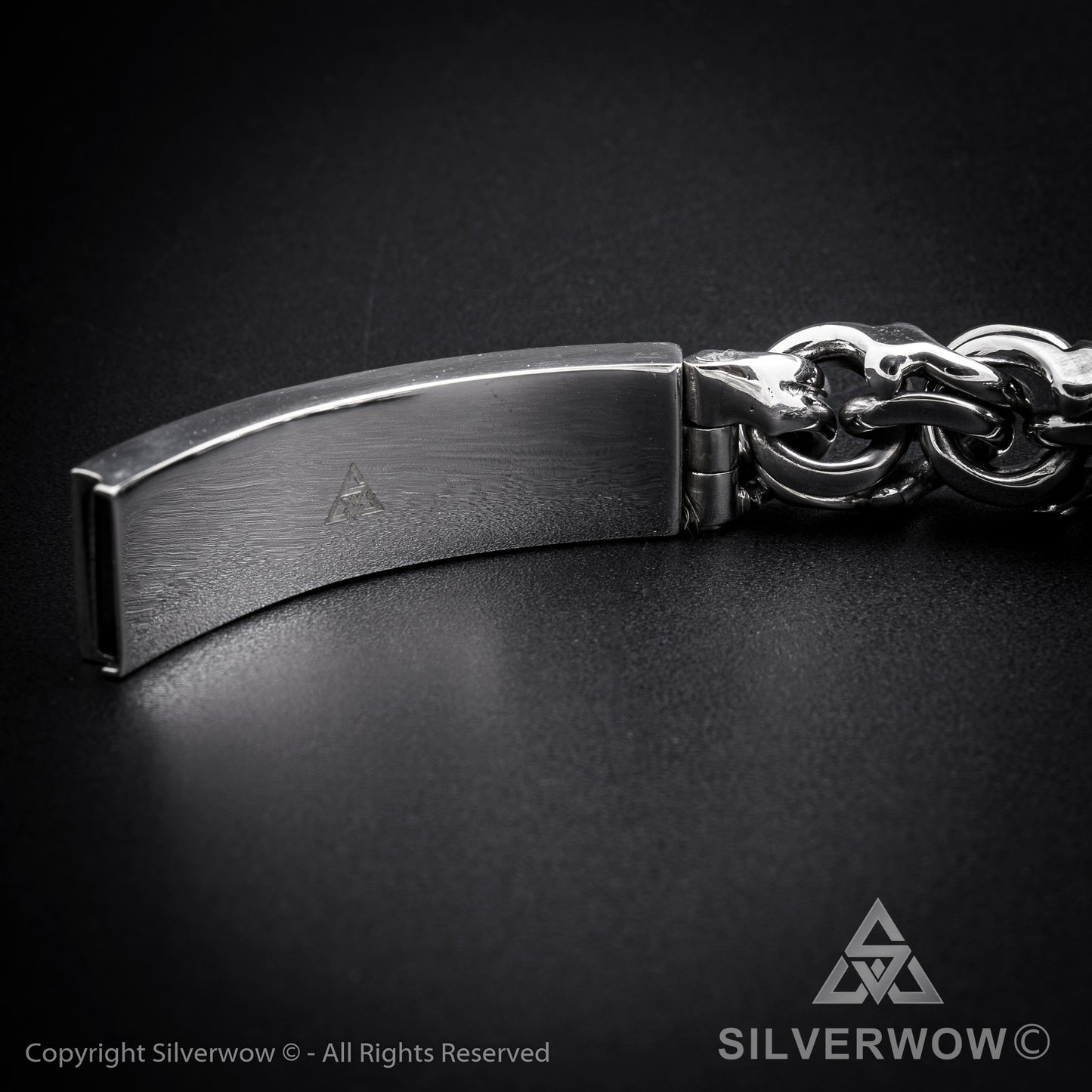 Mexican Garibaldi Link ID Bracelet - SilverWow™