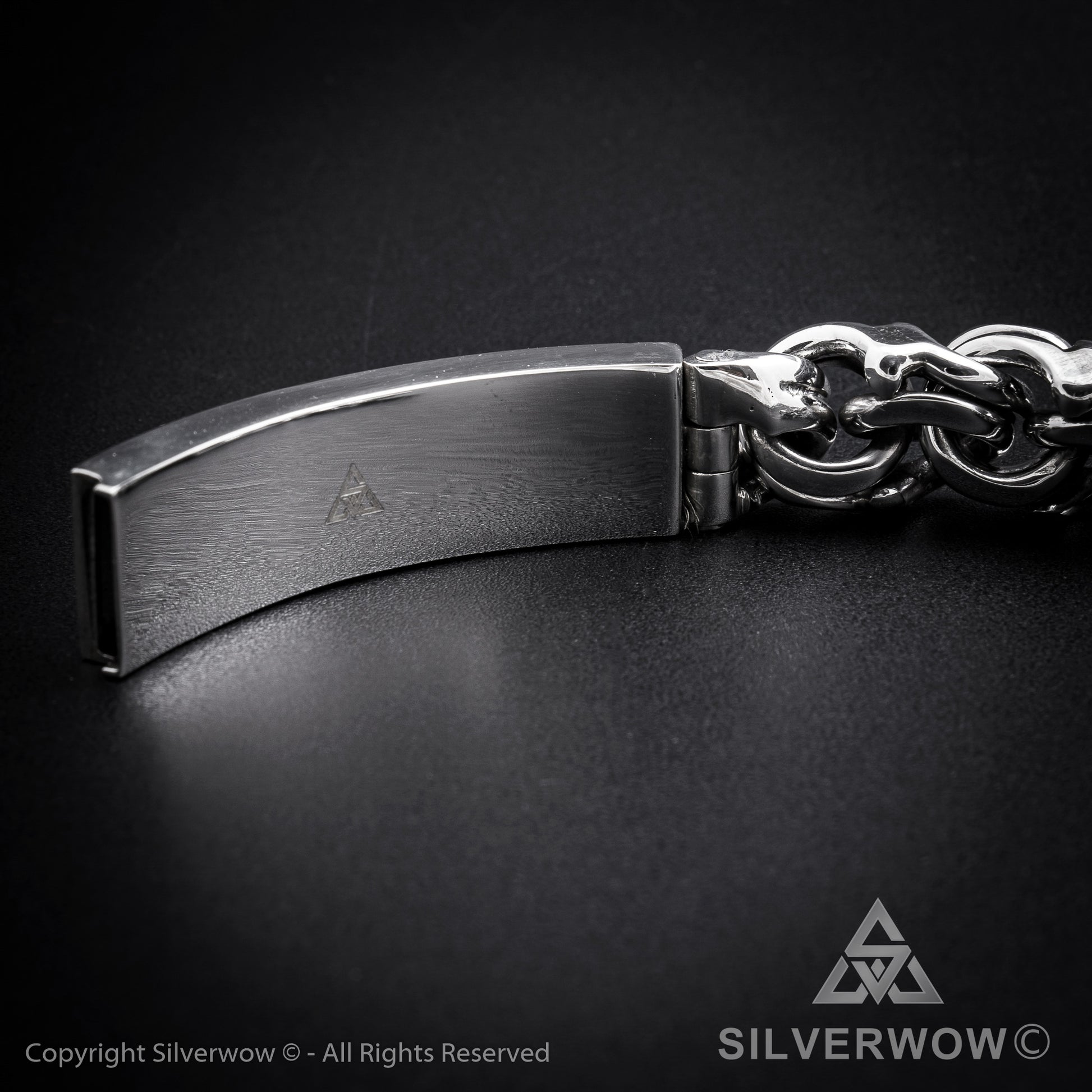 Mexican Garibaldi Link ID Bracelet - SilverWow™